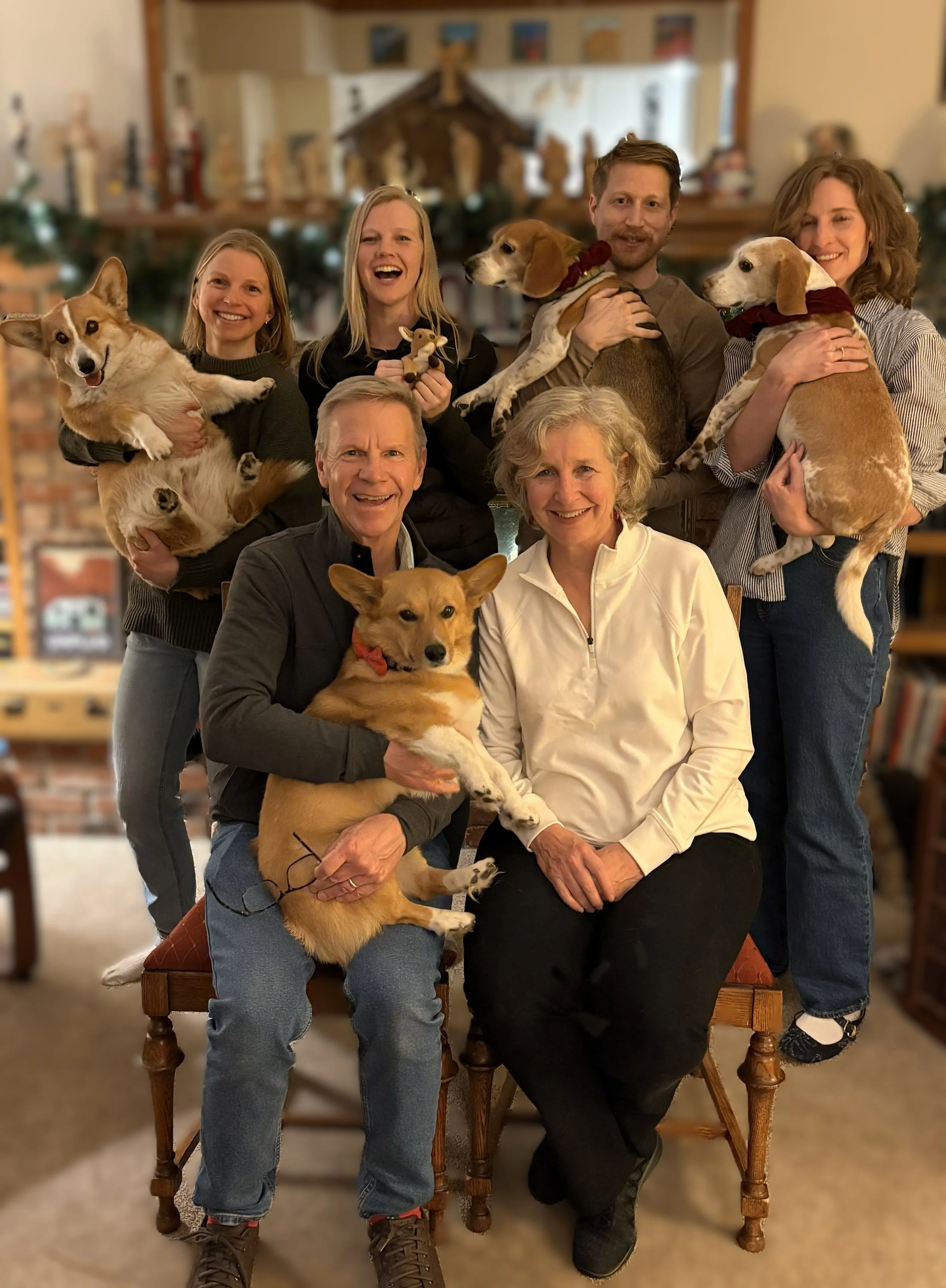 Photo of the Morgan family.
