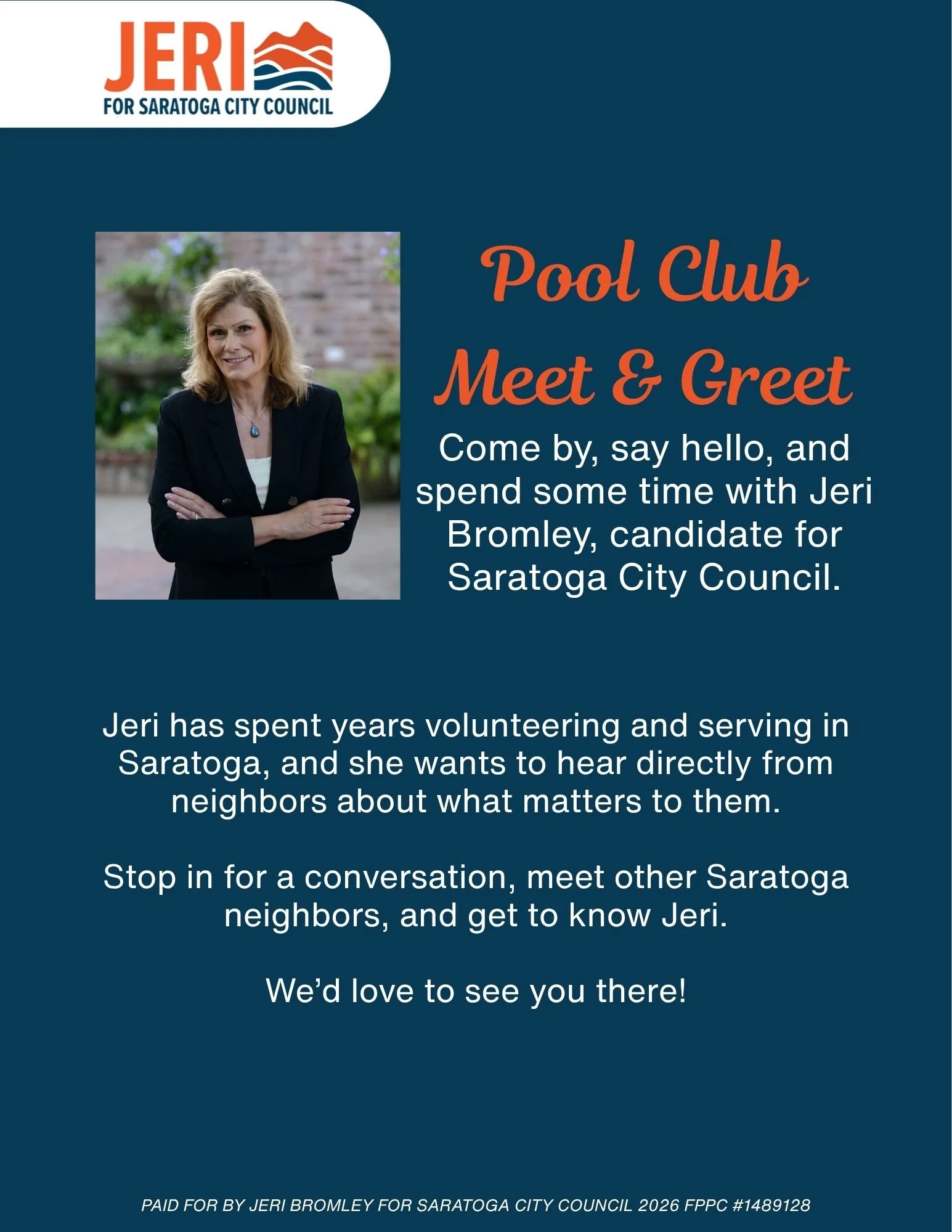 Meet Jeri Bromley: Pool Club Meet &amp; Greet