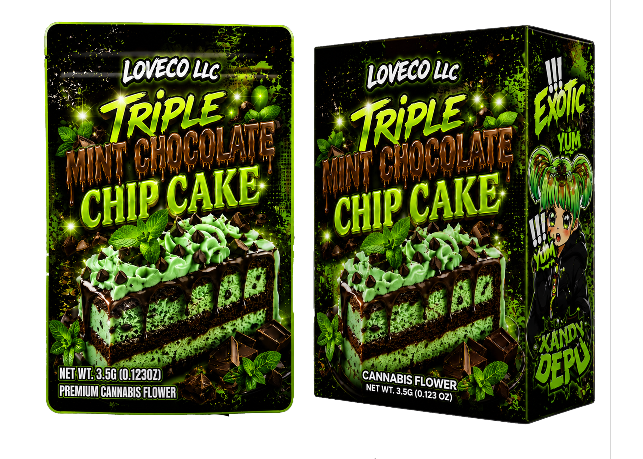 GRAPHIC DESIGN SERVICES - COMPANY PACKAGING + MOCK UP  ( MYLAR ONLY )