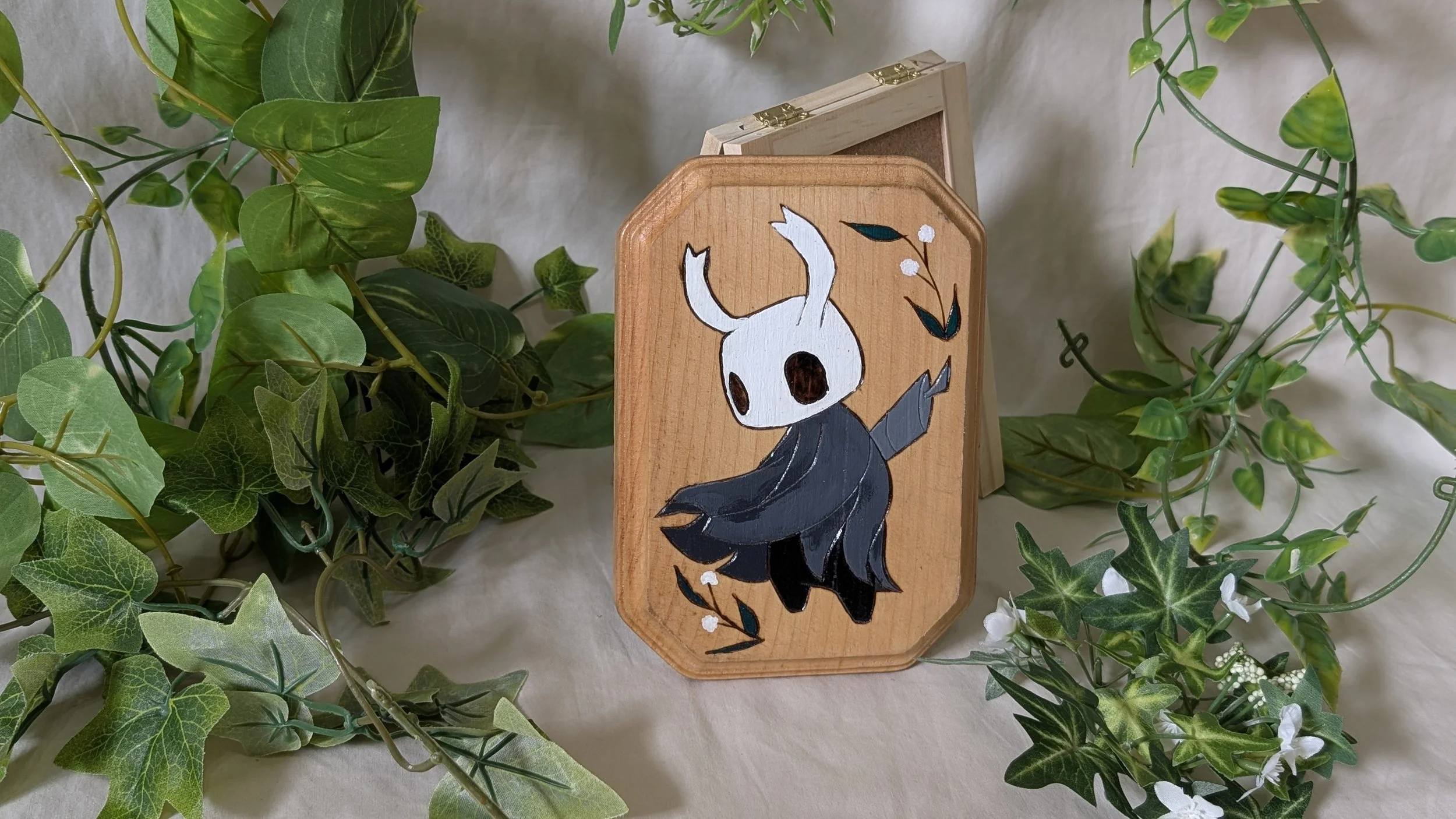 Hollow Knight Wood Burning Painting
