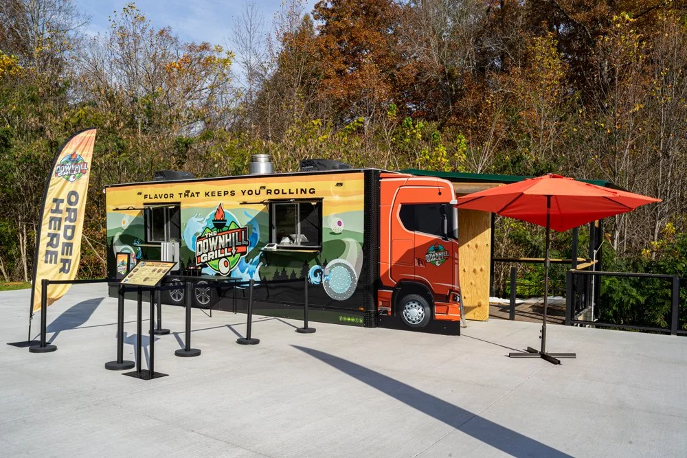 Food truck branding and vehicle wrap near Knoxville tennessee, pigeon forge vehicle wrap, Great Smoky Mountains Marketing Agency