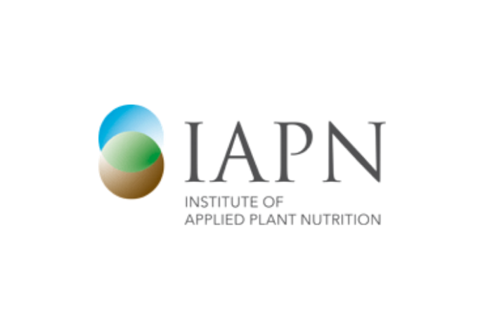 Logo of the Institute of Applied Plant Nutrition (IAPN) with a globe icon featuring green, blue, and brown sections.