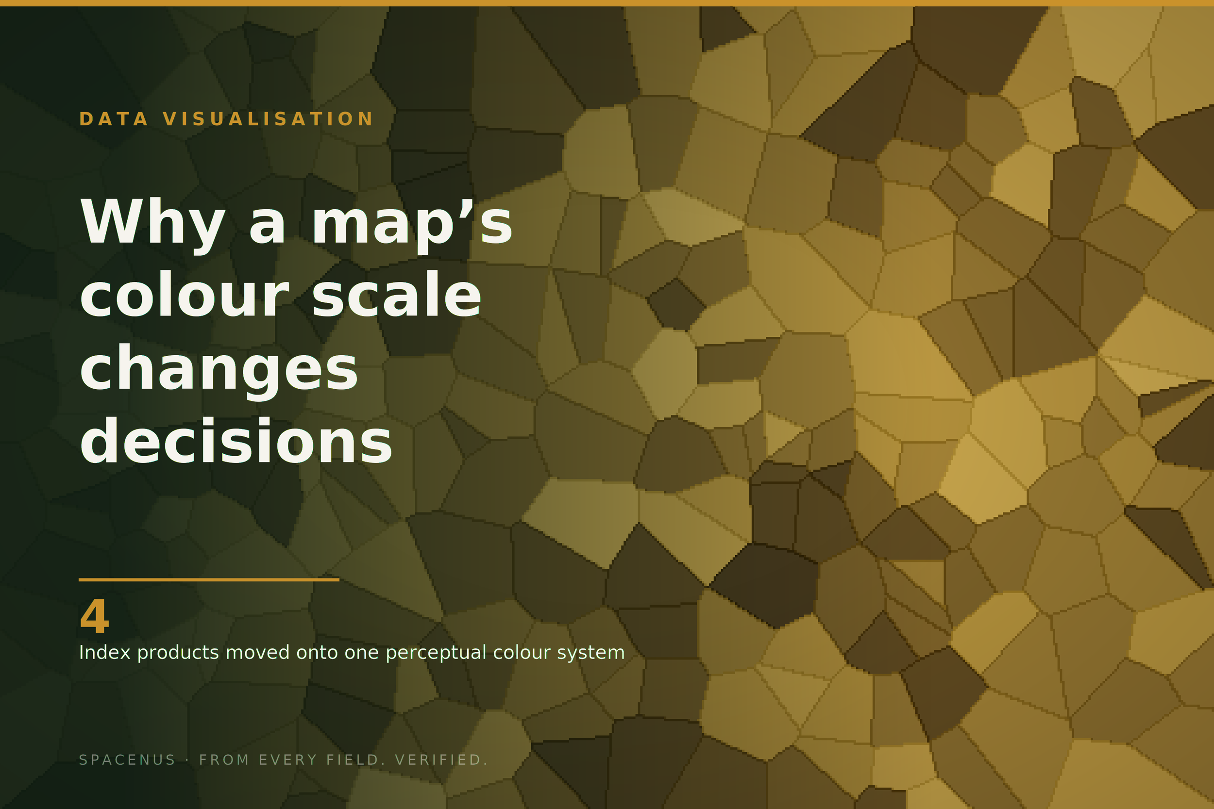 Why colour choice changes what a field map tells you