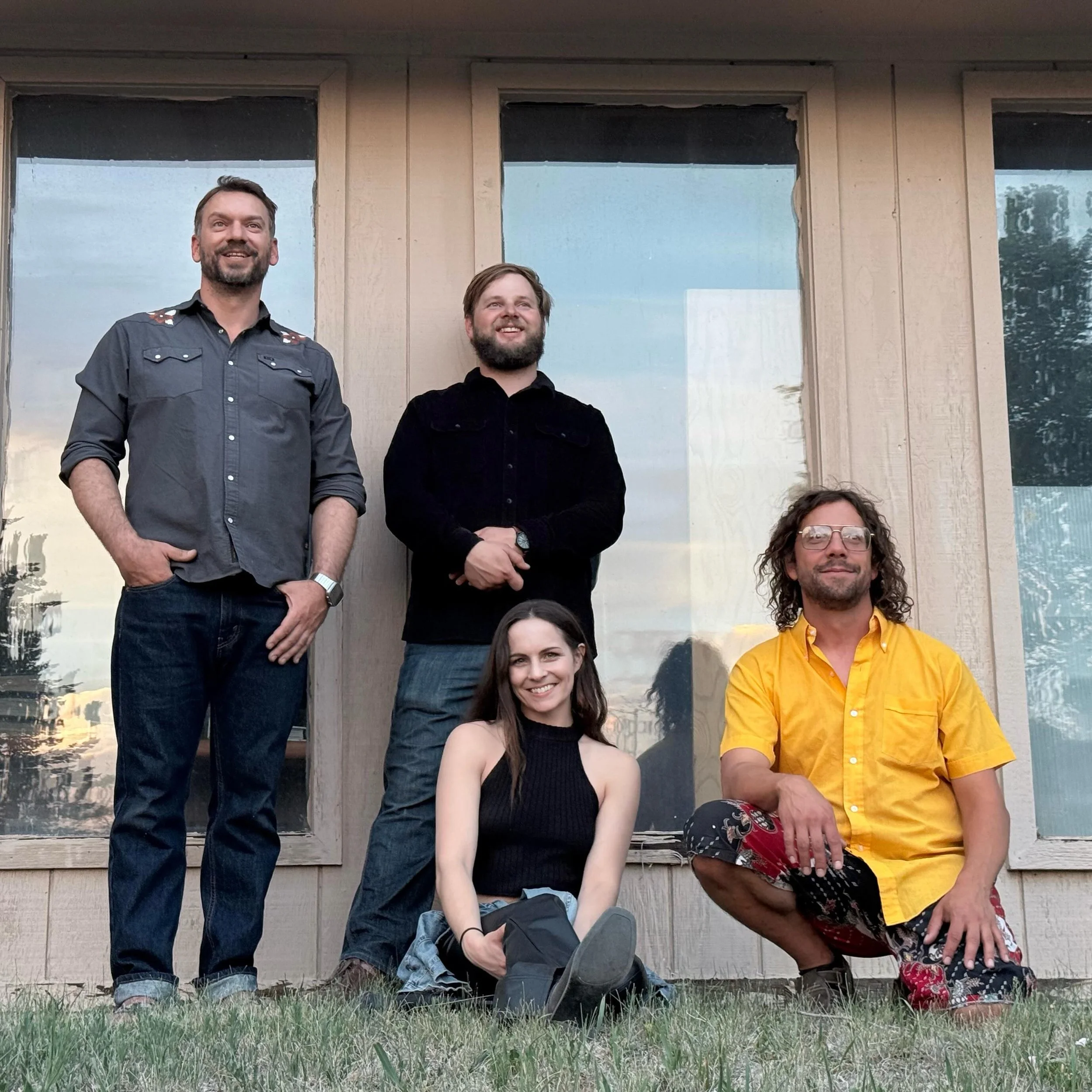 First show with the band and official band photos to match⚡️ thanks to @ianhaegelebass, Will, Scott, and @laurapianoski for giving the songs what they deserve. Love y'all. Thanks to my good friend @_thomasconnor_ for the photography skills. Loved see