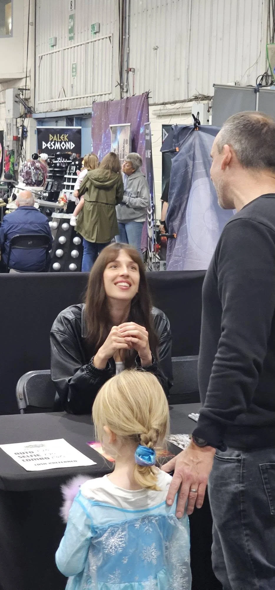 Lauren Saliu meeting fans at UKCGF in Exeter