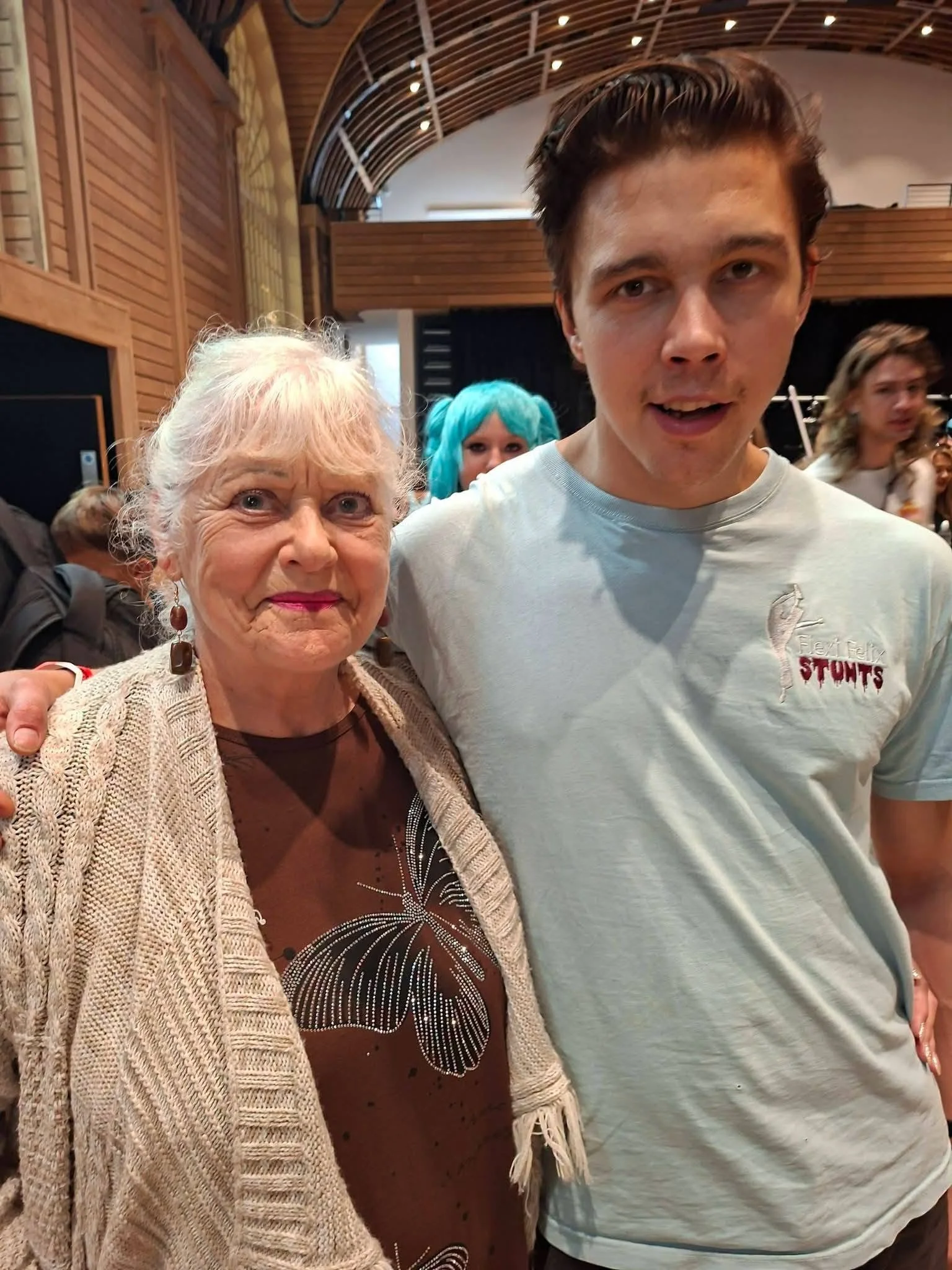Felix Leech and Pam Rose at Brighton & Hove Comic Con
