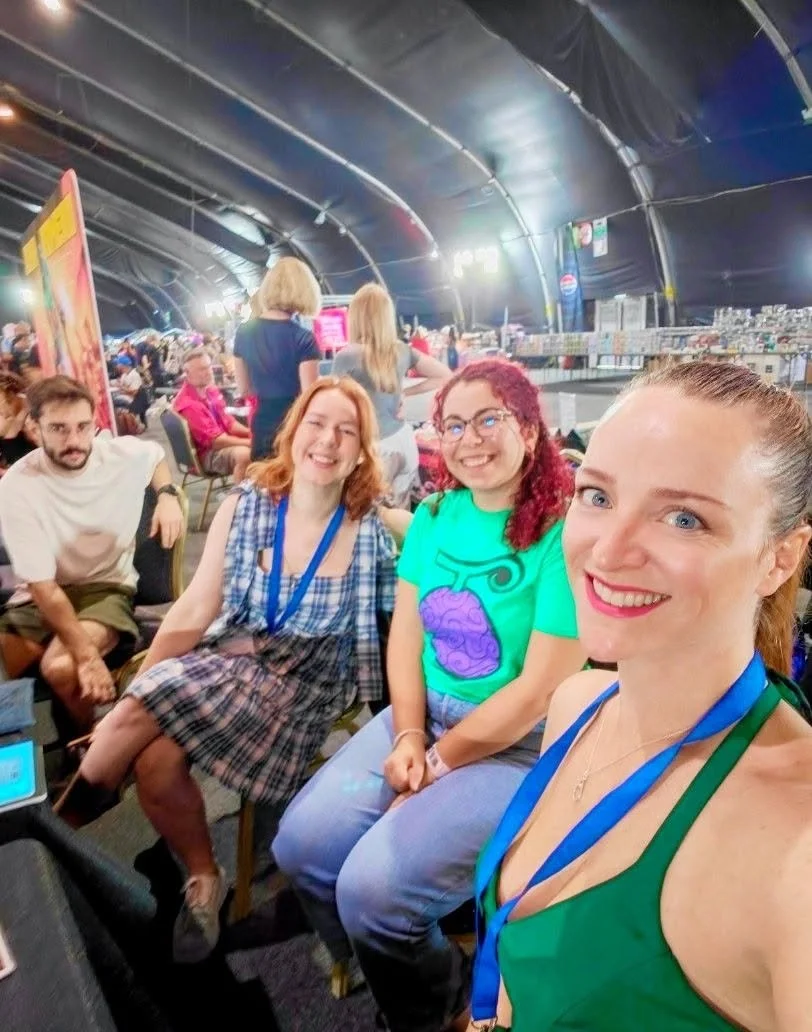 Clients Beccy Henderson and Grace Kemp at Malta Comic Con