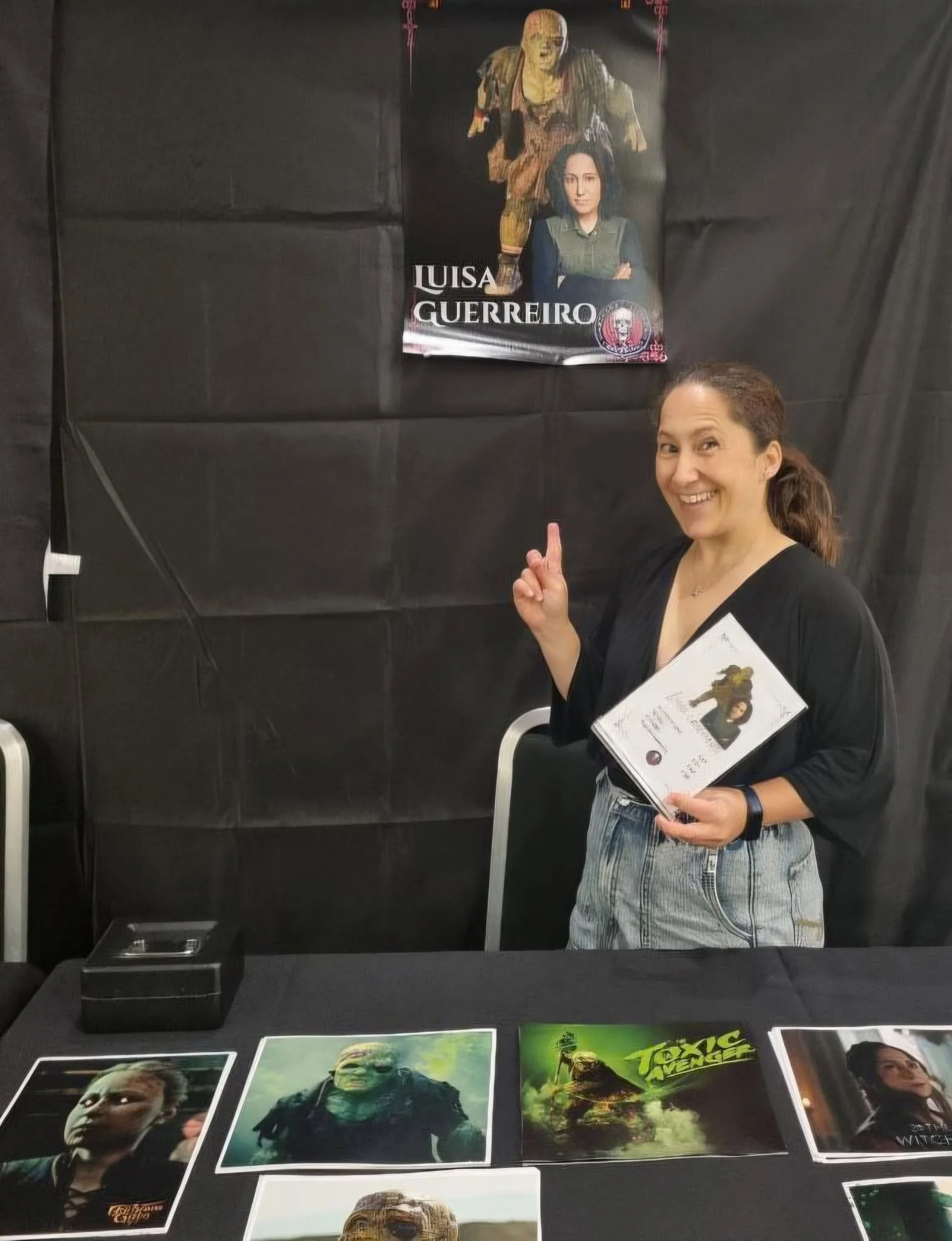Luisa Guerreiro meeting fans at Strange Little Obsessions in Nottingham