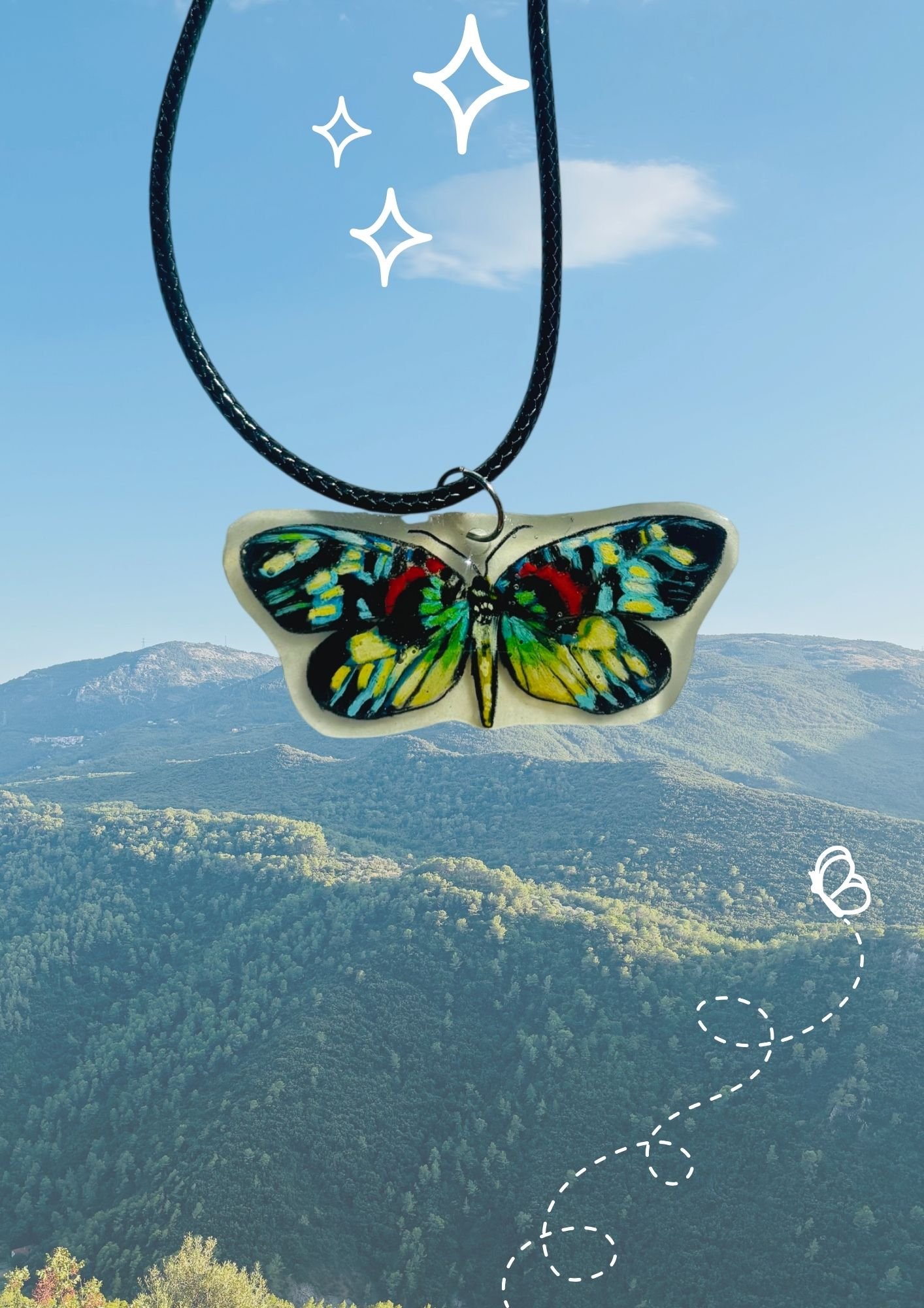 Pendentif Erasmia pulchella