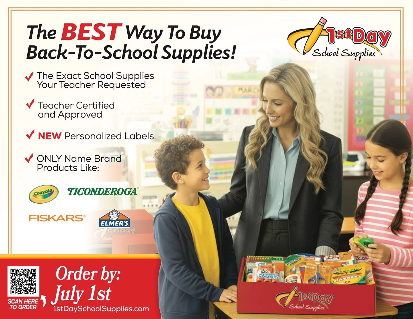 Parents, your 2026 school supply kits are now available! Skip the store lines and start next year stress-free with the exact supplies your child&rsquo;s teacher requested. Ordering now ensures you&rsquo;re ready for back-to-school, no guesswork, no l