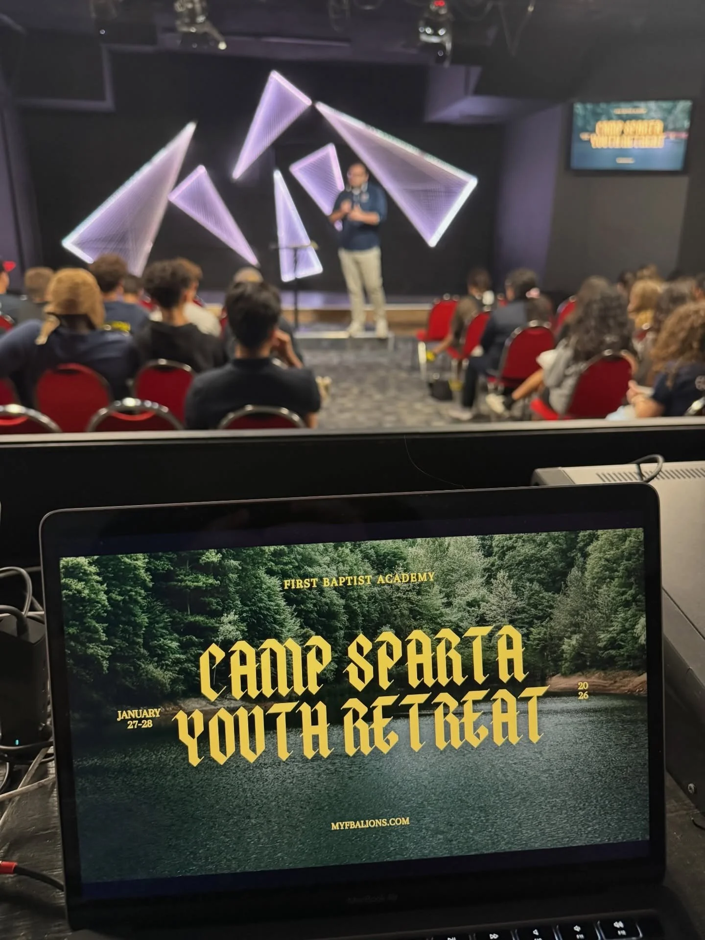 Camp Sparta is under way and the FBA Middle School and High School students are having a great time!