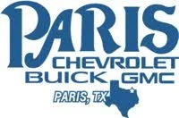 Logo of Paris Chevrolet Buick GMC dealership in Texas
