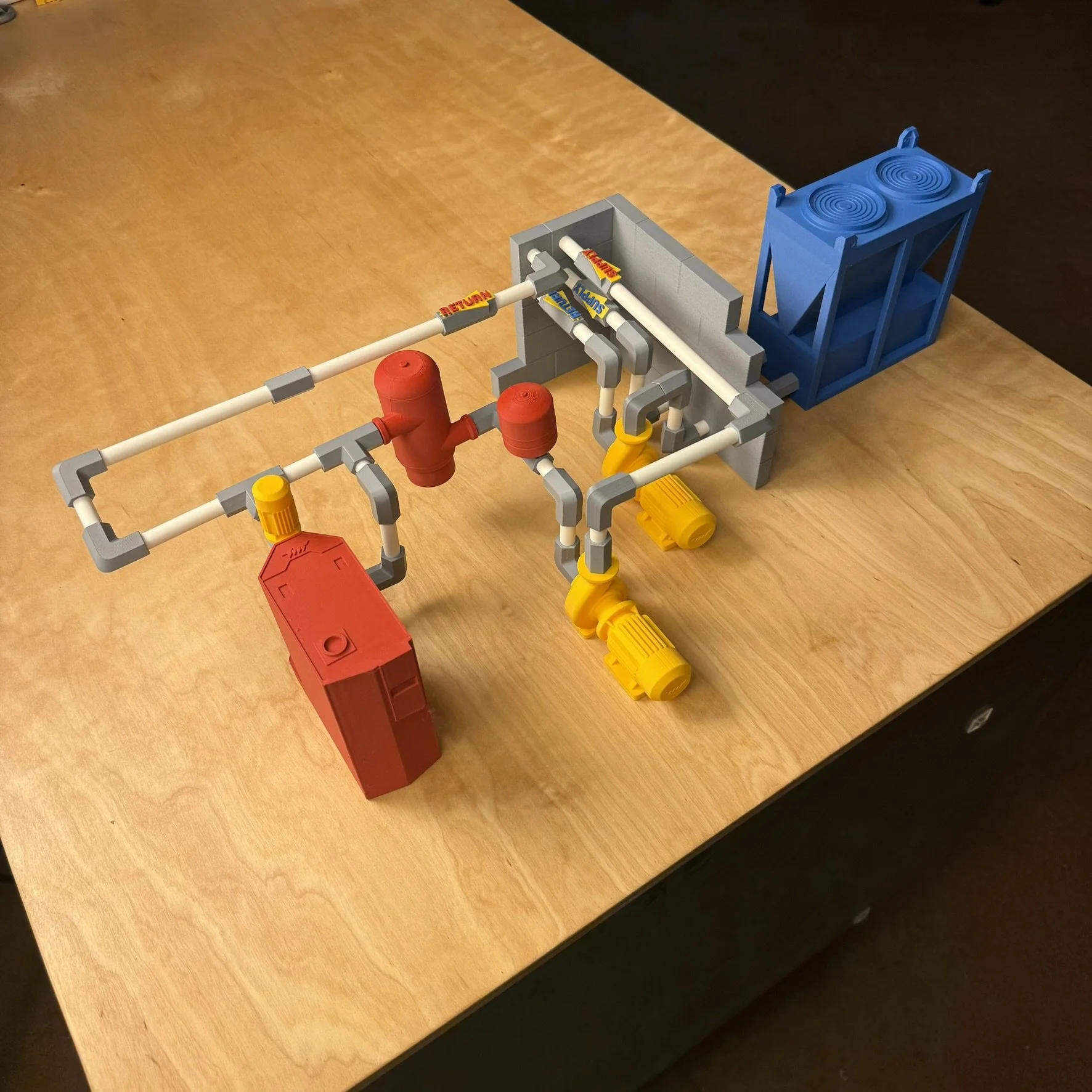 Mechanical Plant Piping Model