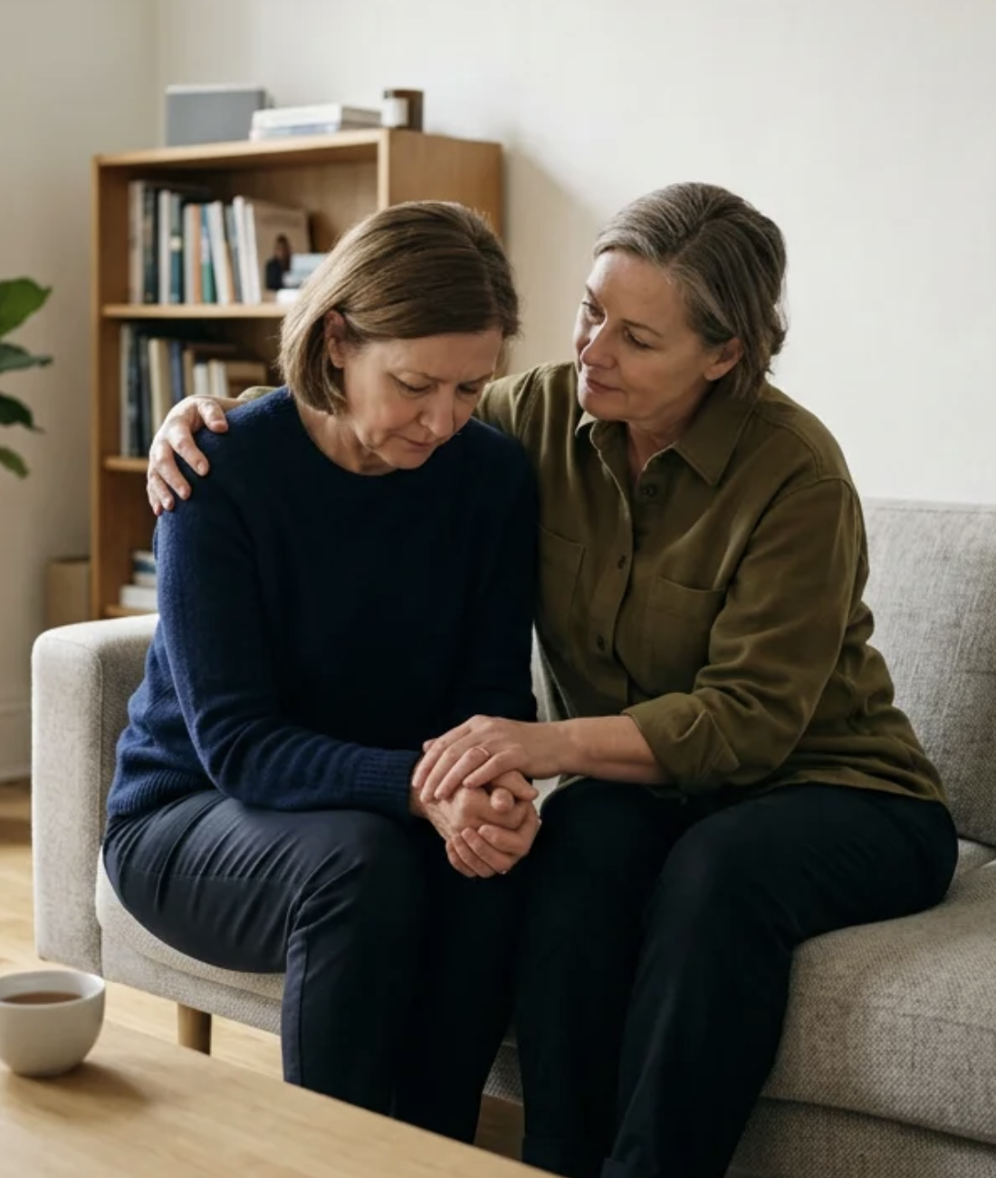 She offered because she knew: the first aid a new widow needs
