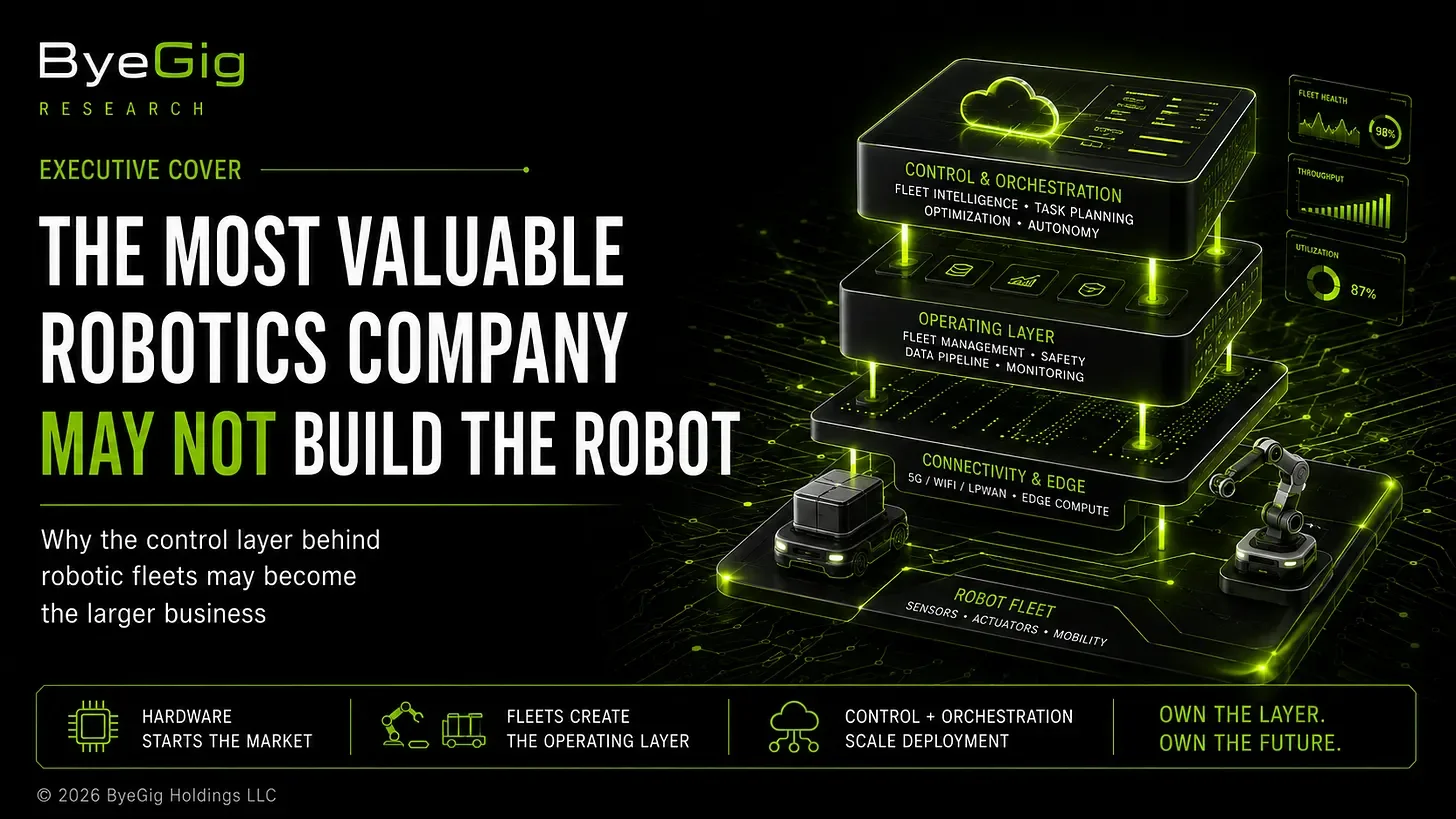 The Most Valuable Robotics Company May Not Build the Robot