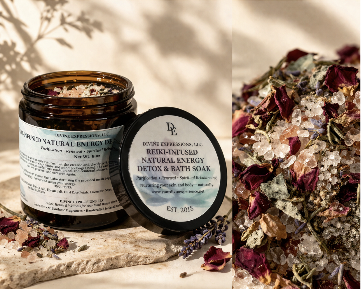 Reiki Cleanse Mineral Therapy Soak
