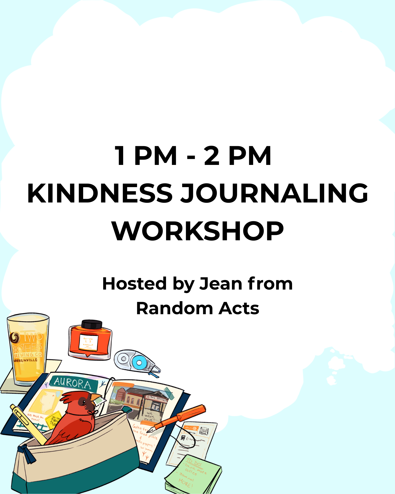 Kindness Journaling Workshop (1 PM - 2 PM) - ASF 2026 Workshop