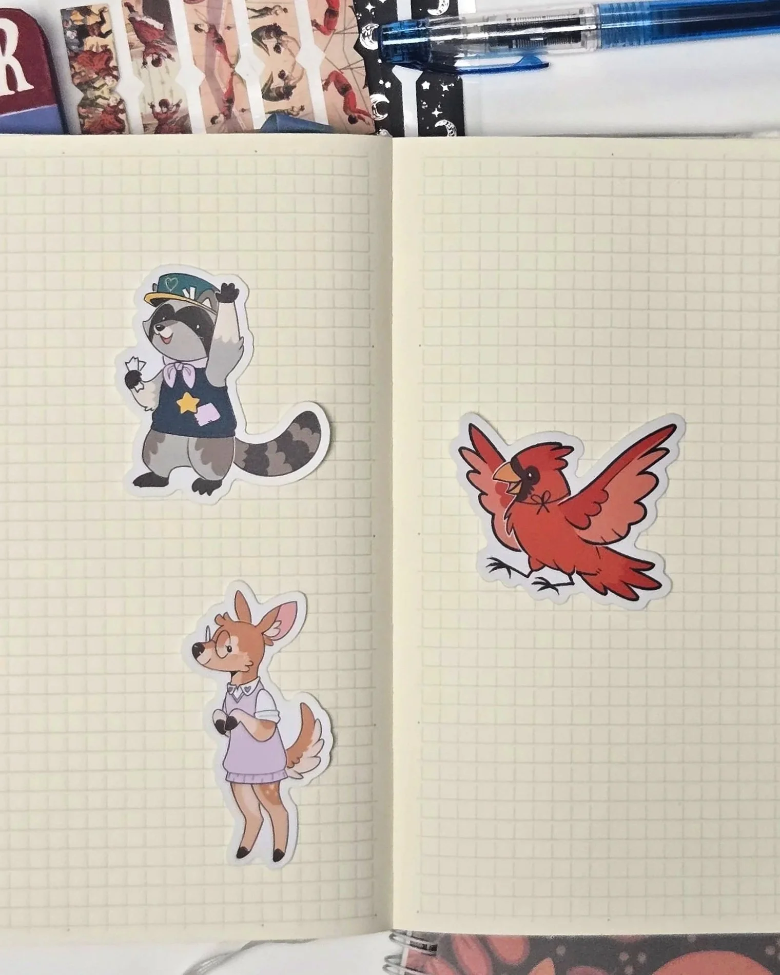 ASF Mascots Die-Cut Vinyl Stickers