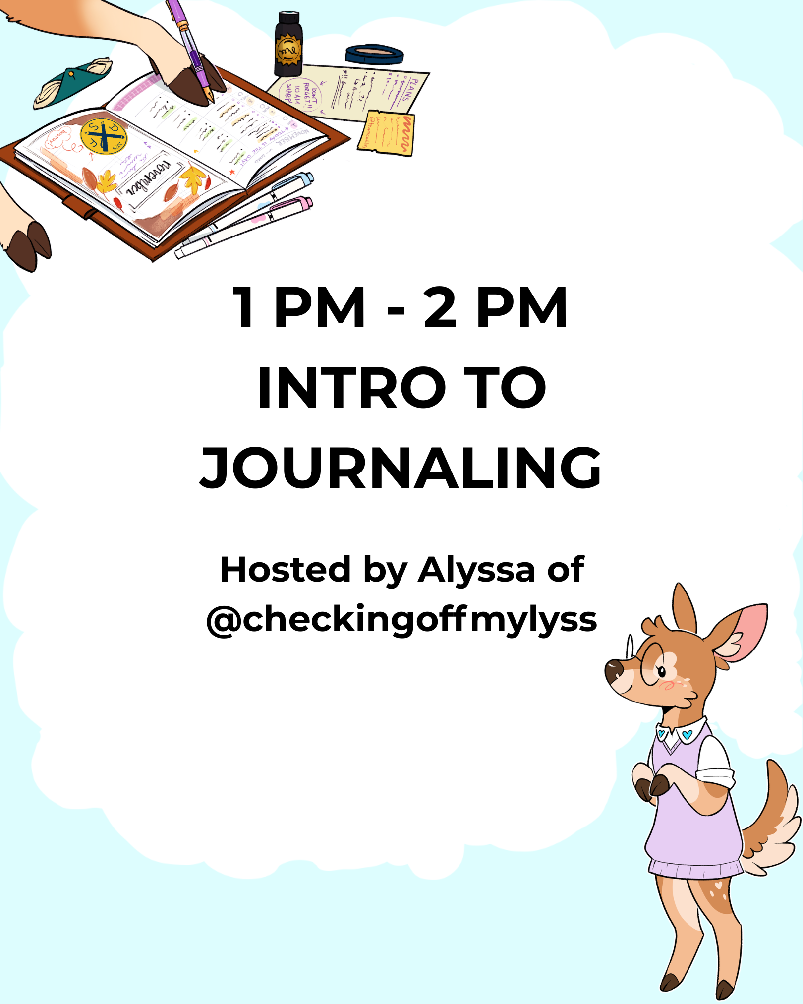 Intro to Journaling Workshop (1 PM - 2 PM) - ASF 2026 Workshop