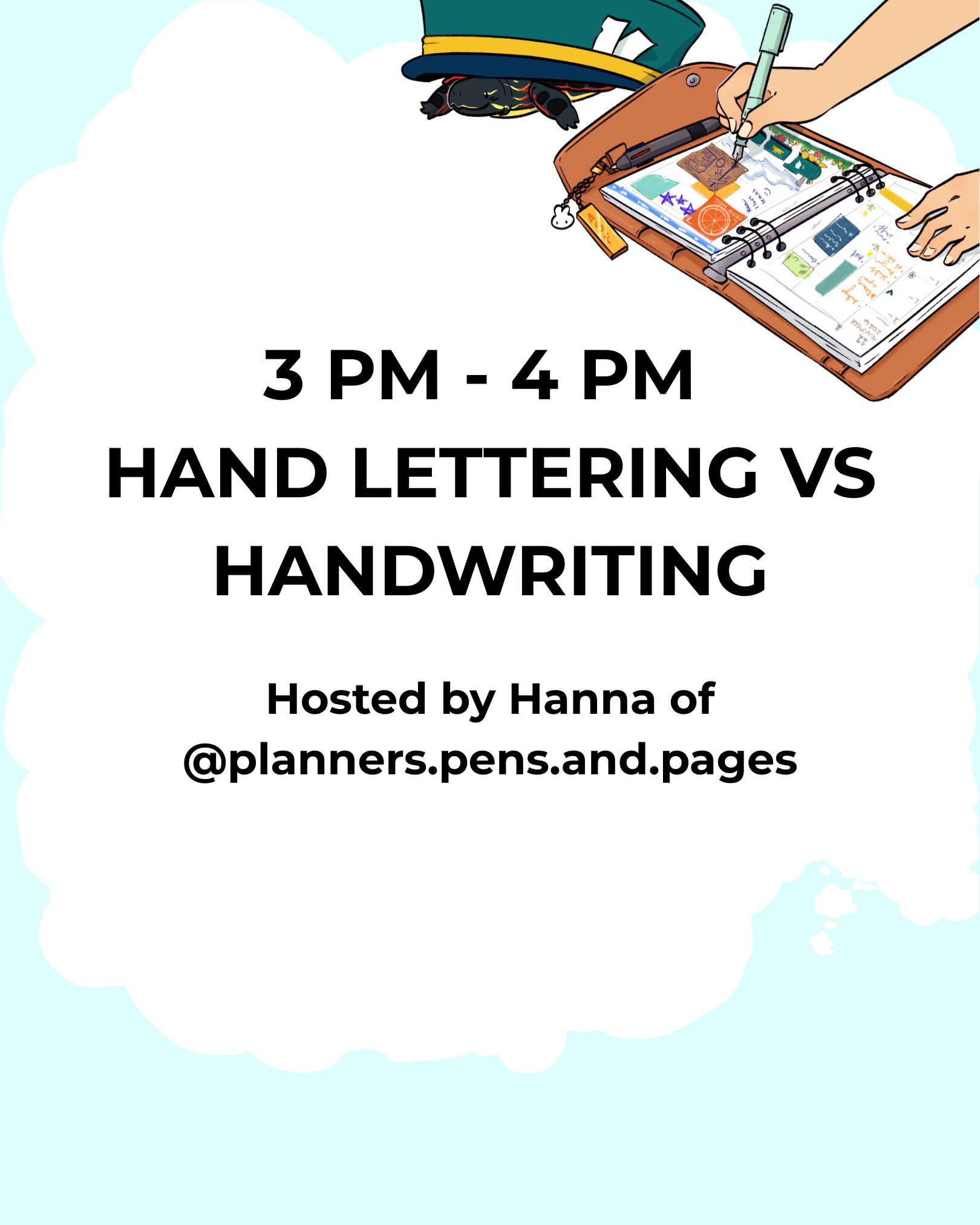 Hand Lettering vs Handwriting (3 PM - 4 PM) - ASF 2026 Workshop