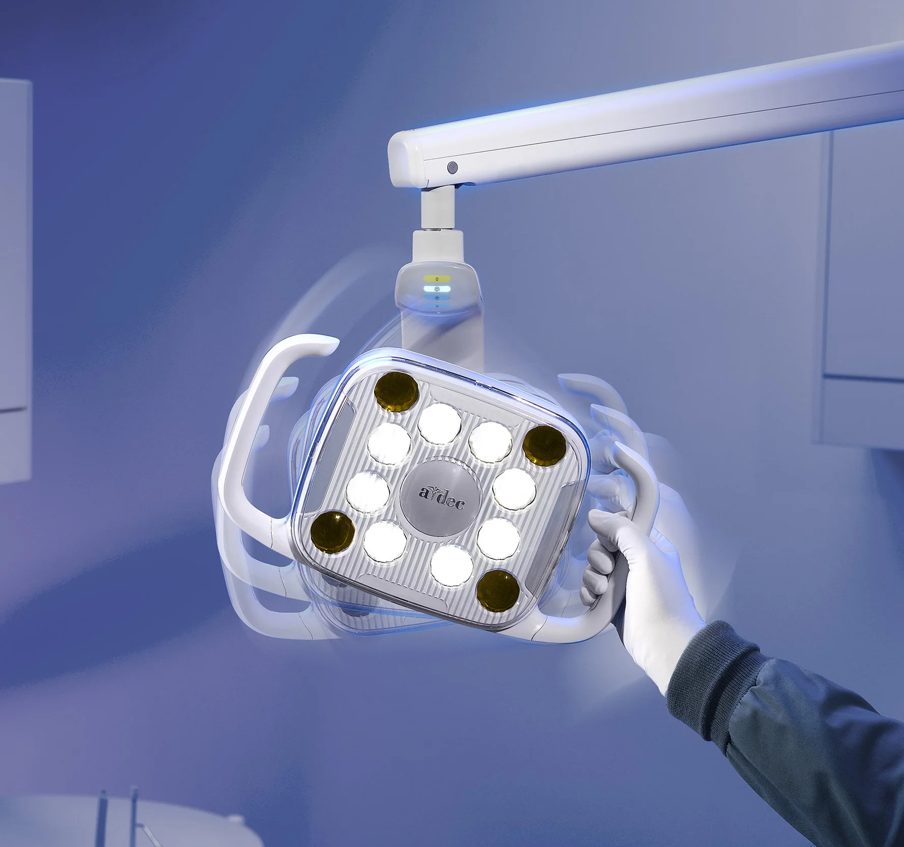 A-dec LED dental light, Jason Alvarez industrial design