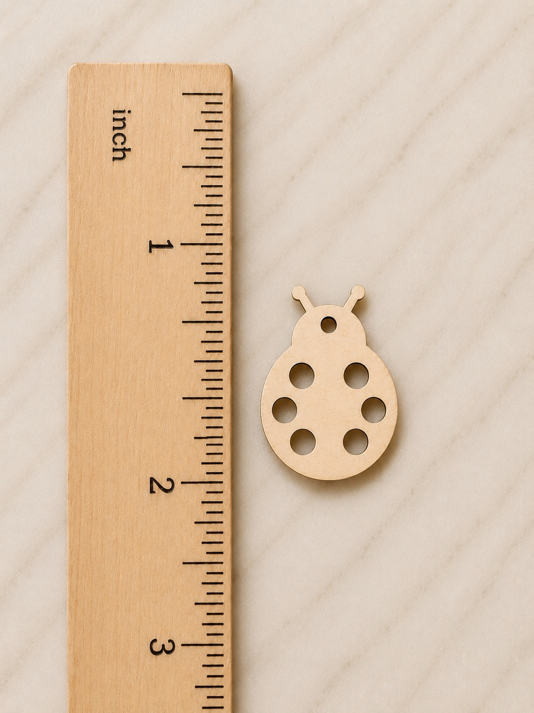 Ladybug Wood Blank Earrings | Laser Cut Basswood Ladybug Dangles | Chunky Resin Fill Earrings | DIY Earring Blanks