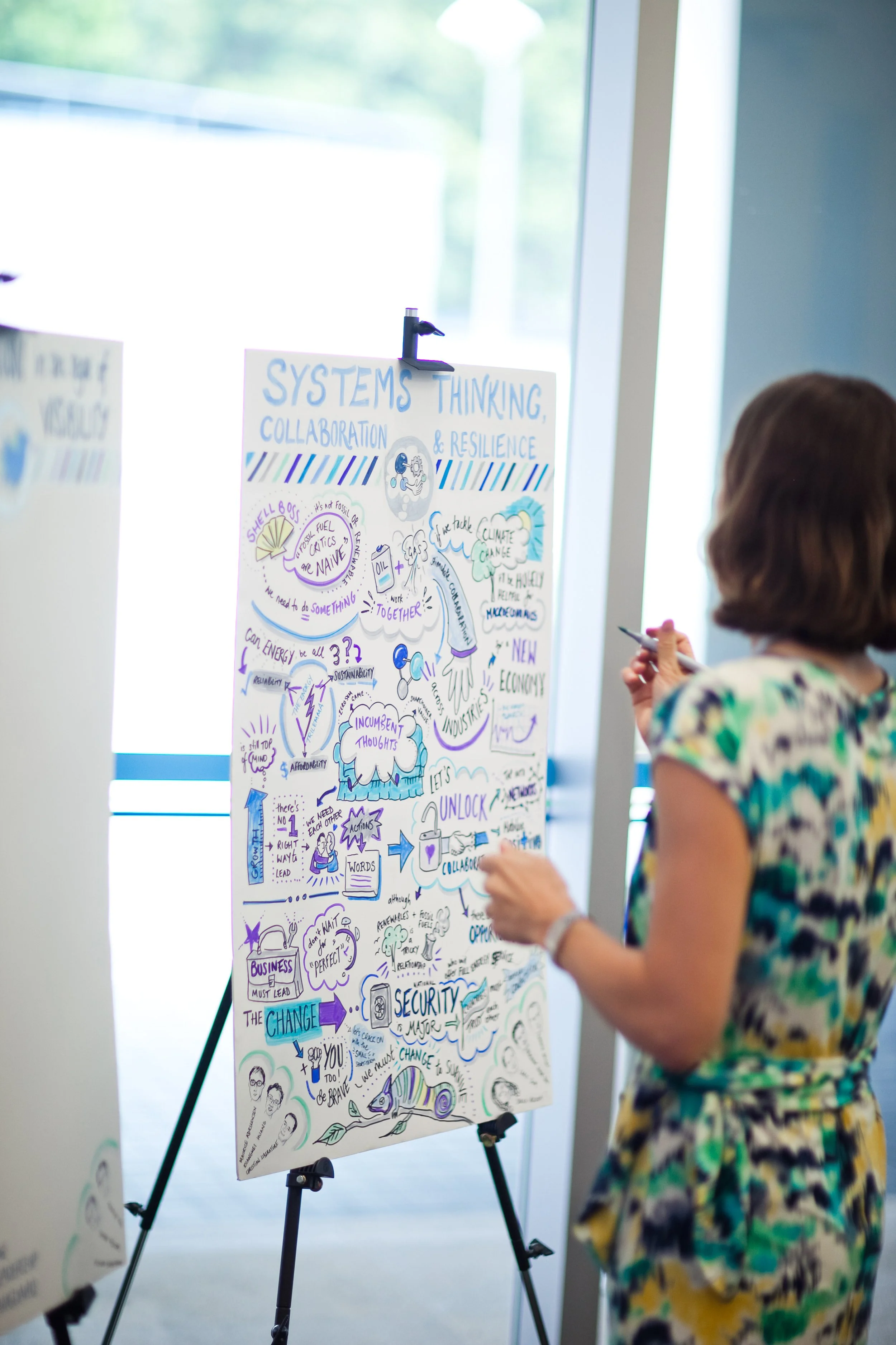live illustration in action