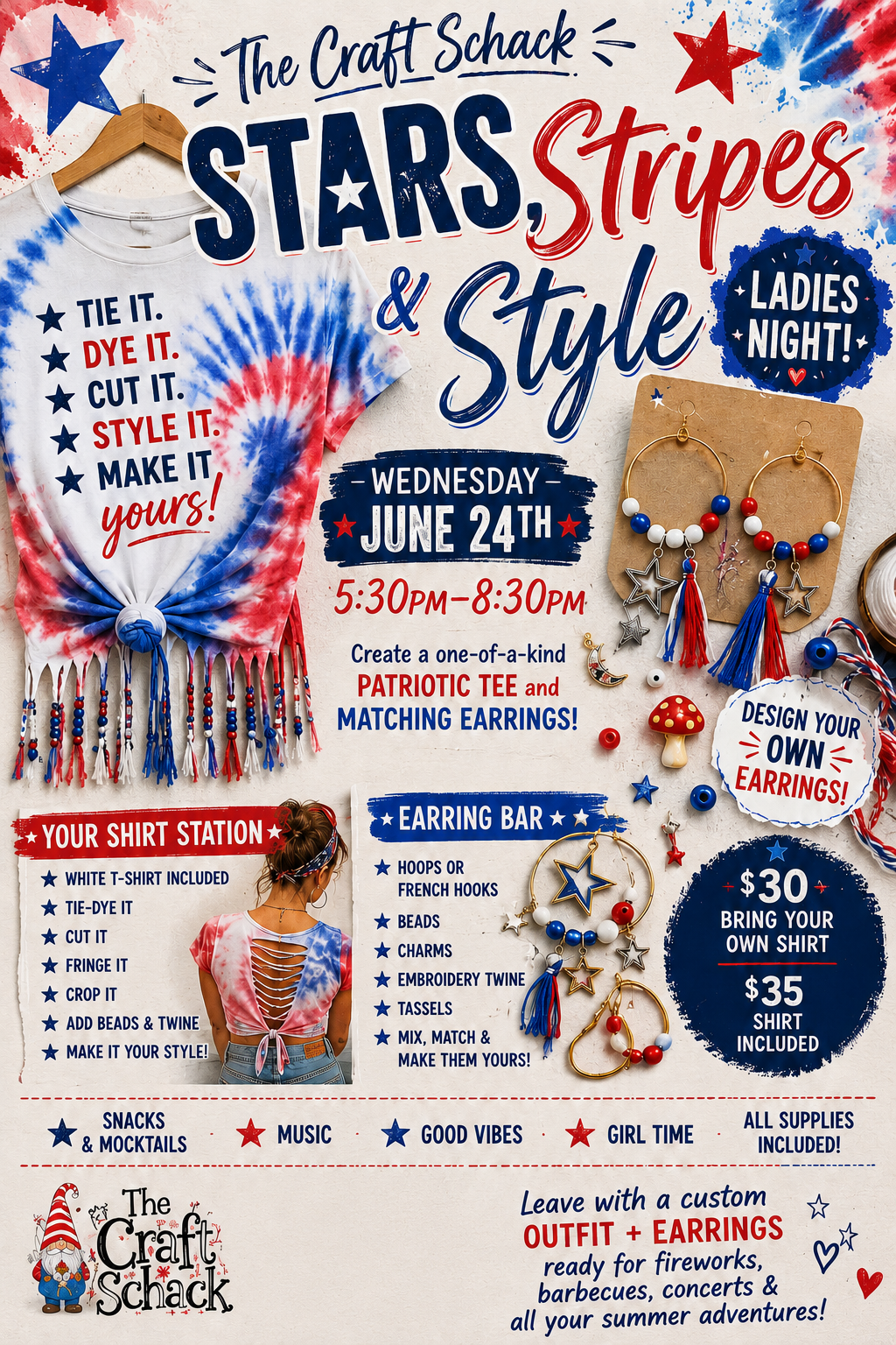 Ladies Night Stars and Stripes event