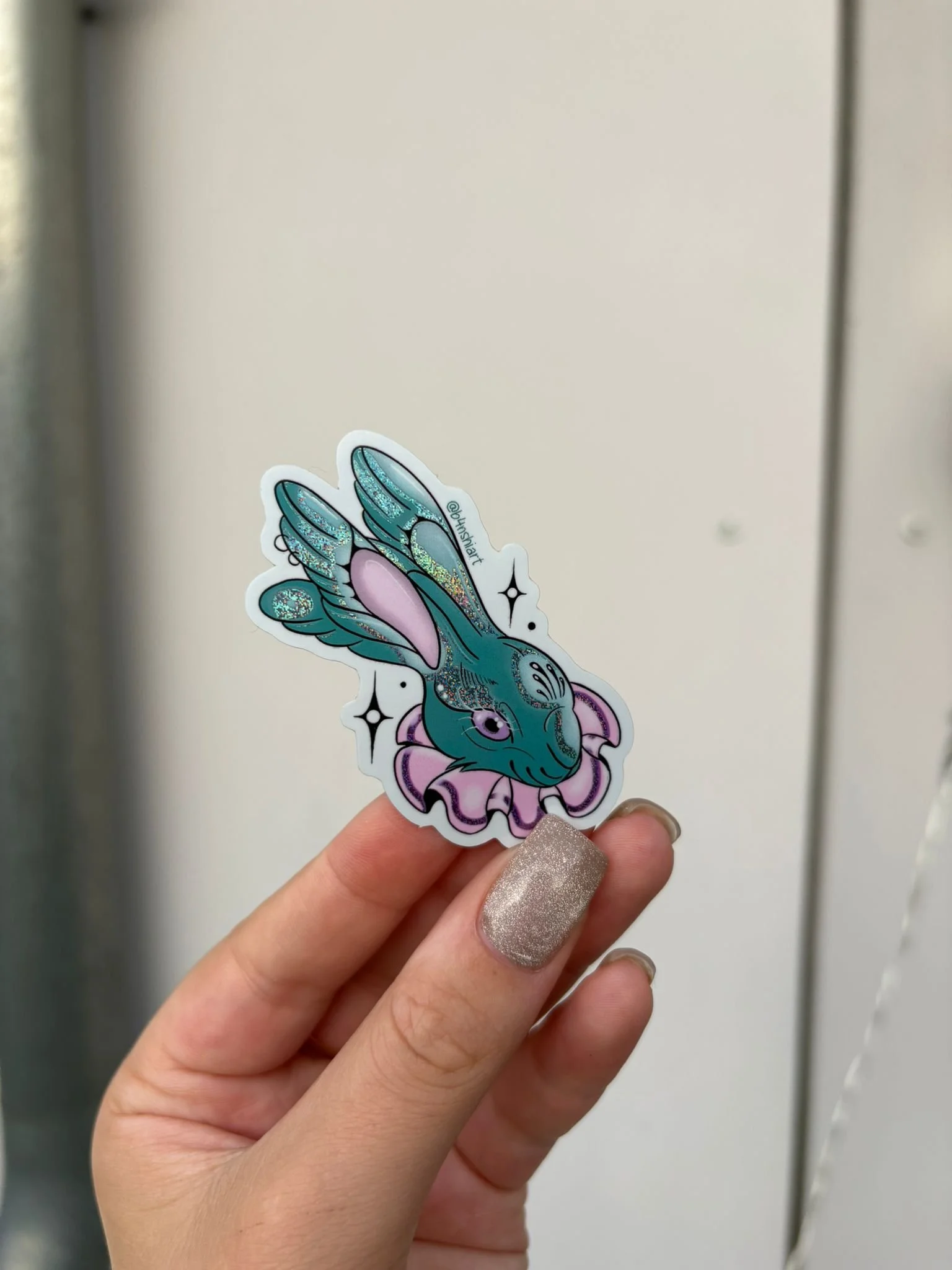 circus rabbit sticker