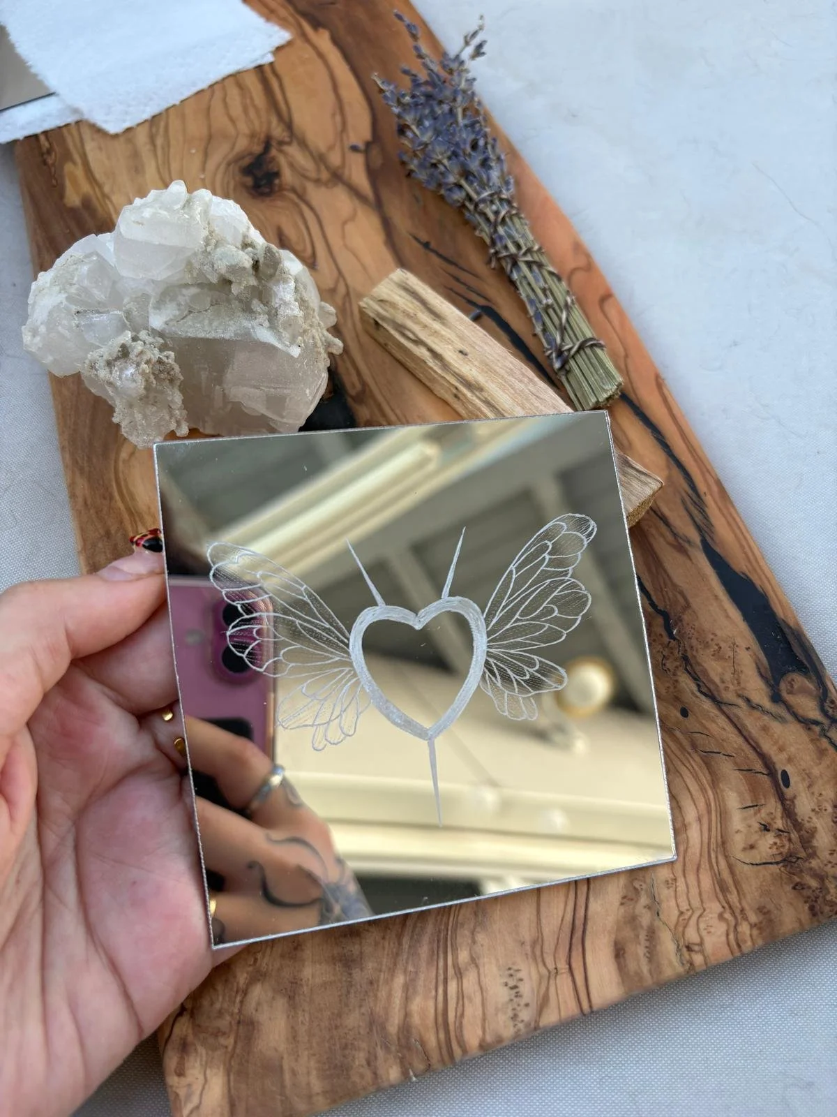 sacred heart mirror