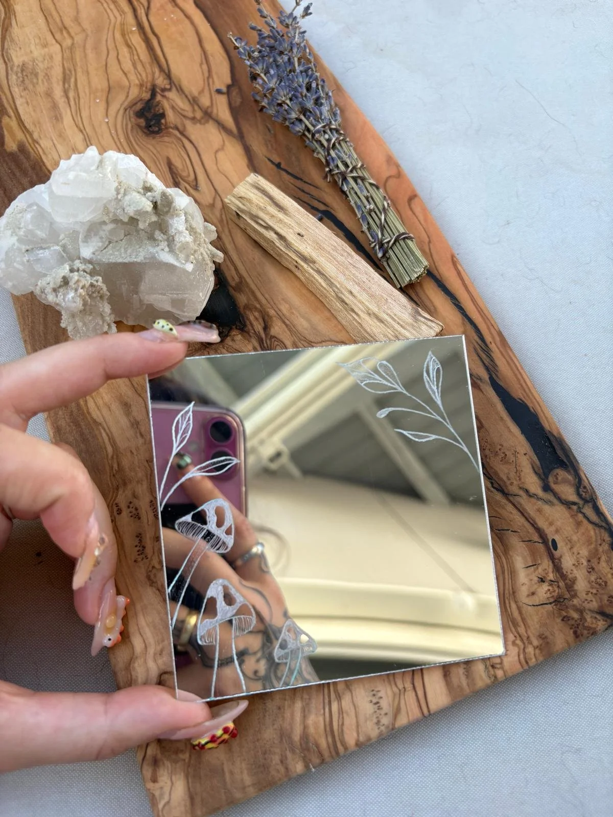 mushroom mirror