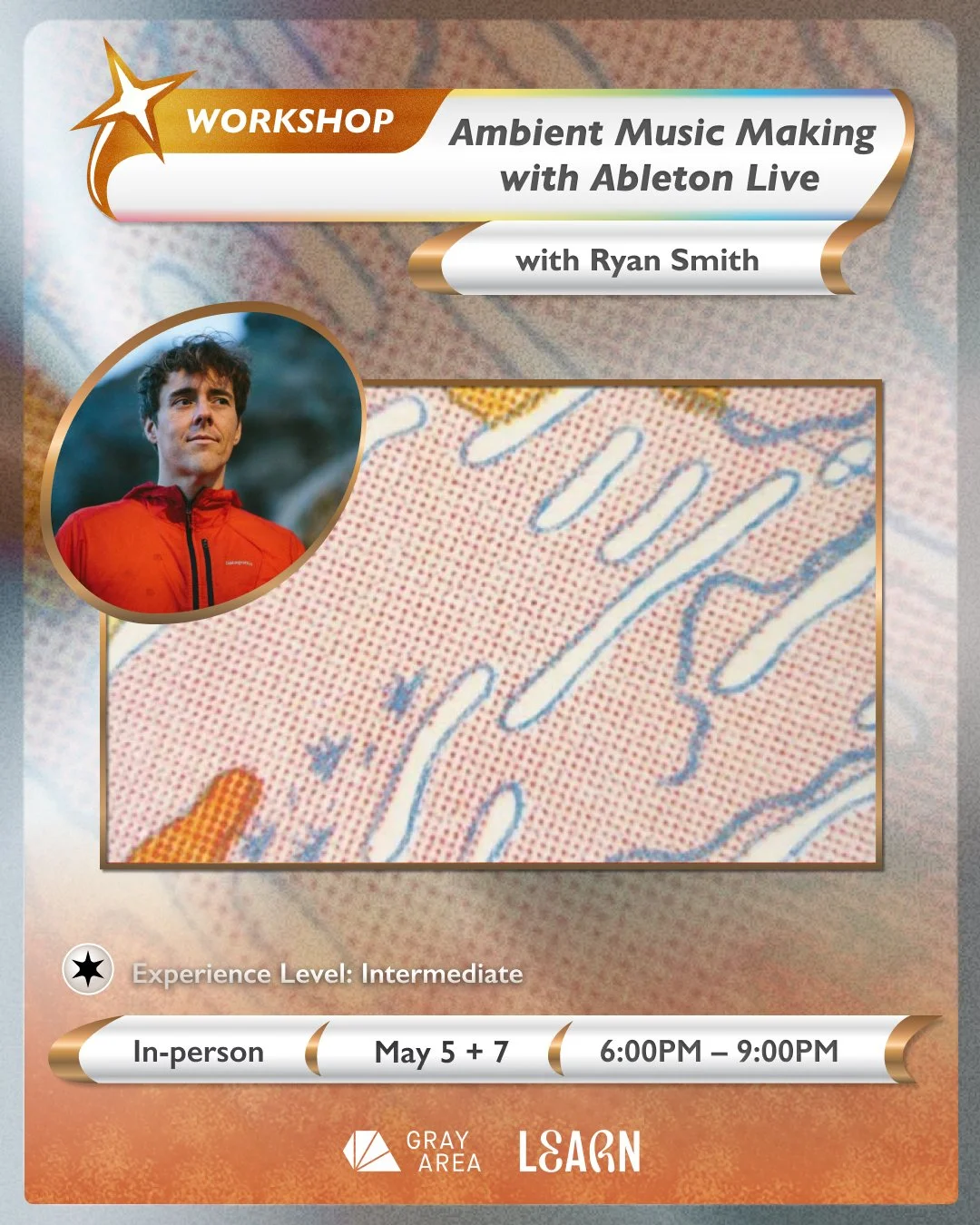 Learn how to make Ambient Music and Ableton Live at the same time.   From classic Eno studio techniques to modern sound design and generative composition.
