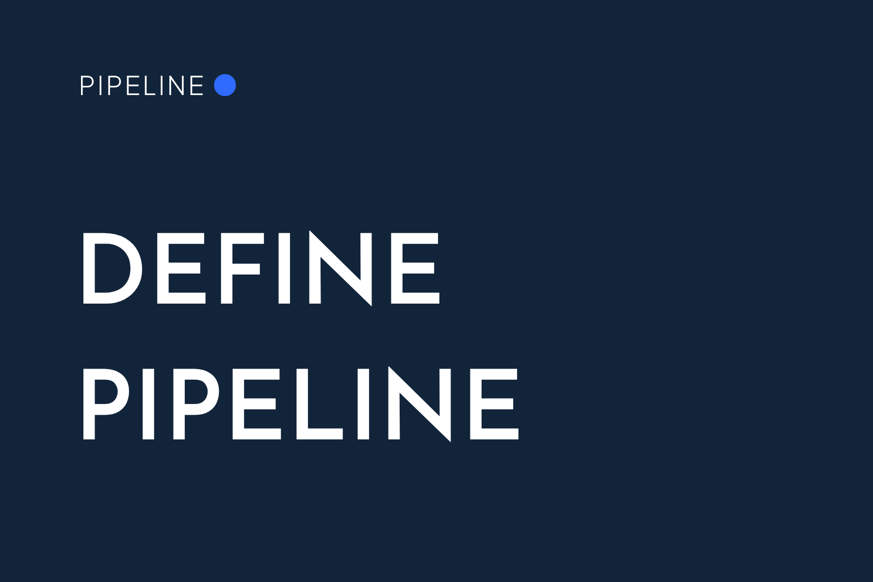 Your board sees a pipeline number nobody can define