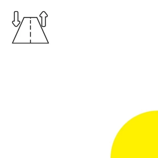 Accessible design for vehicle route flow icon