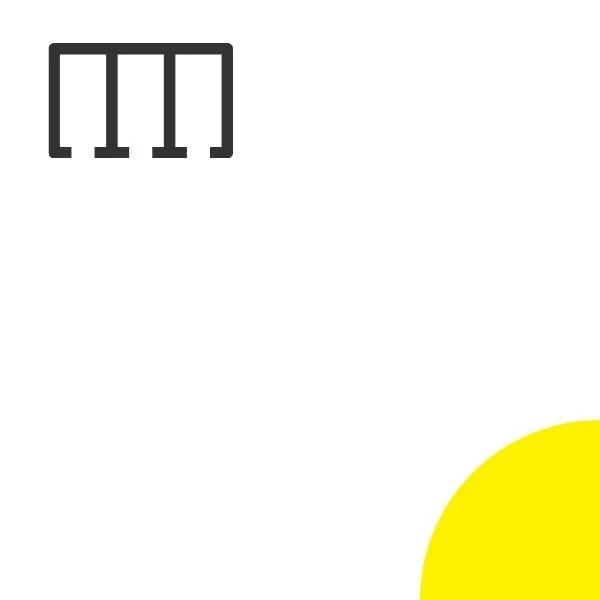 sticky note with parking spots icon