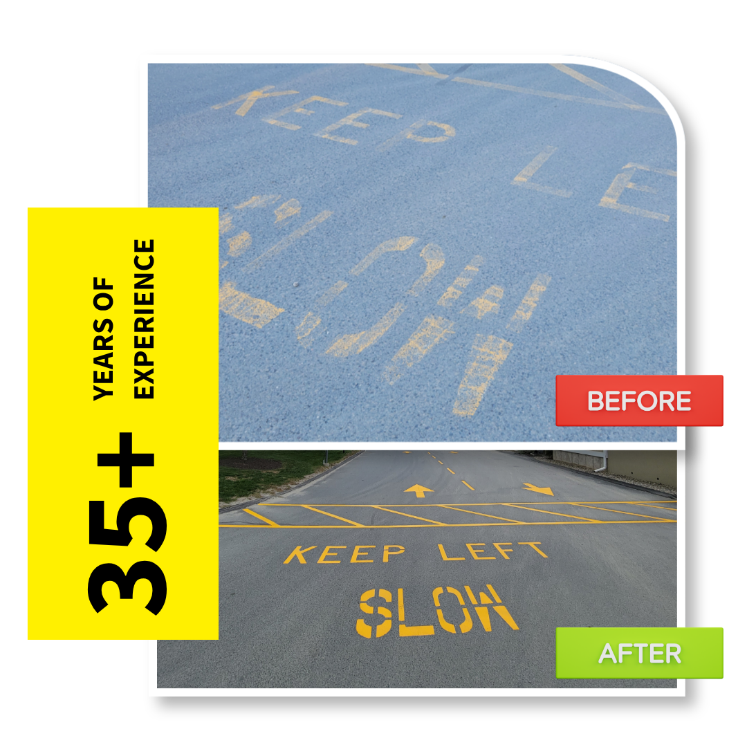 faded lines being transformed to remain compliant example