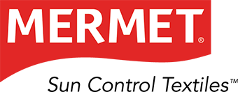 Mermet logo with red background and white text