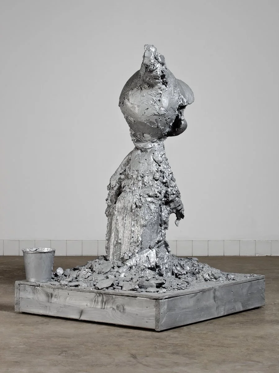 Dopey (dwarf series), 2010, Pigmented silicone, steel, polyester resin, fiberglass