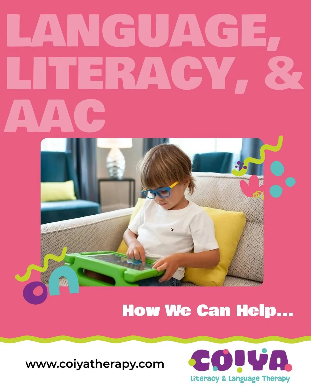 Wondering if we can help your child? Here's a look at what we do.

At COIYA, we create strong readers and confident learners. Whether your child struggles with reading, writing, spelling, or putting their thoughts into words, we meet them where they 