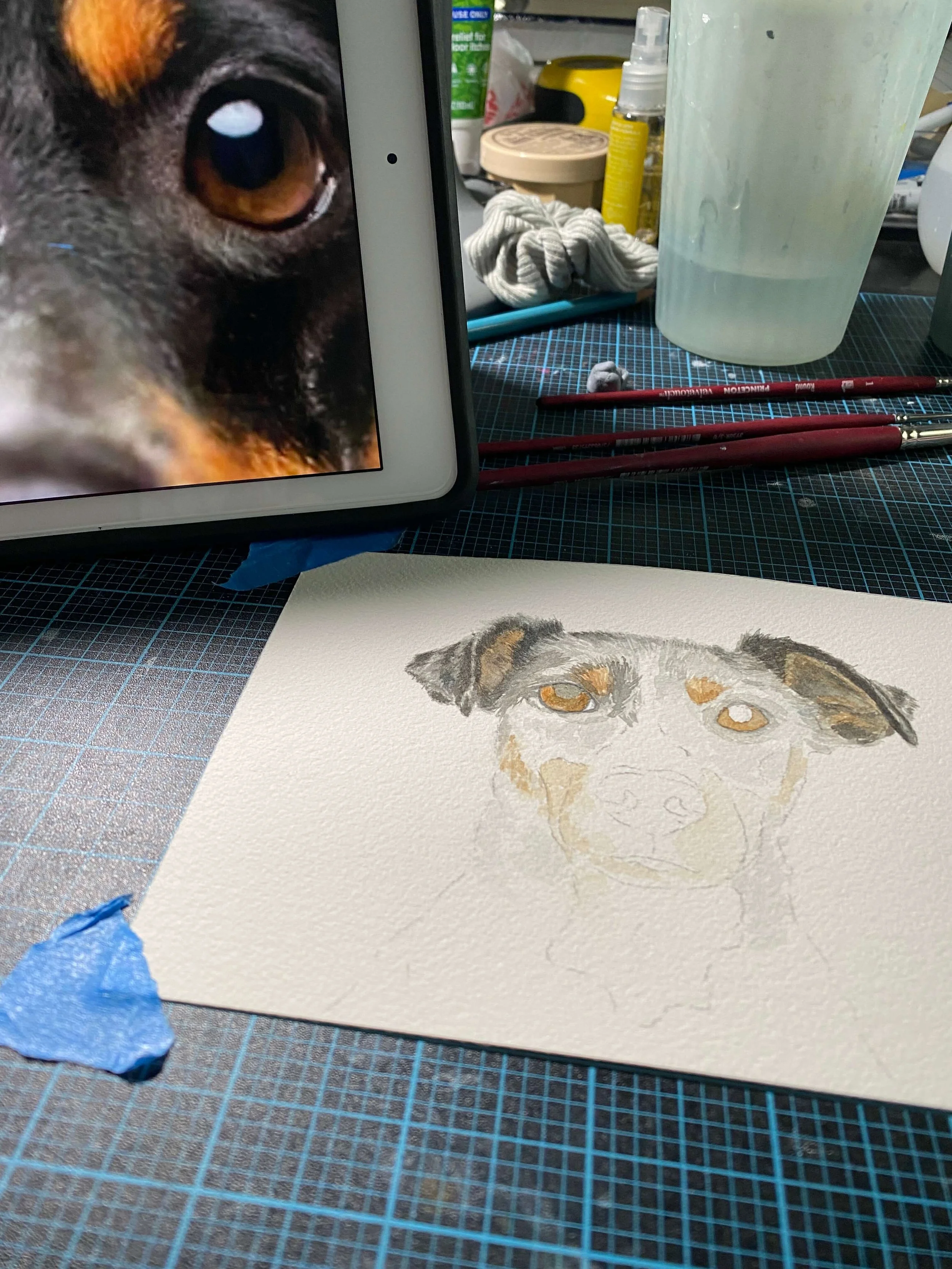 pup in the works