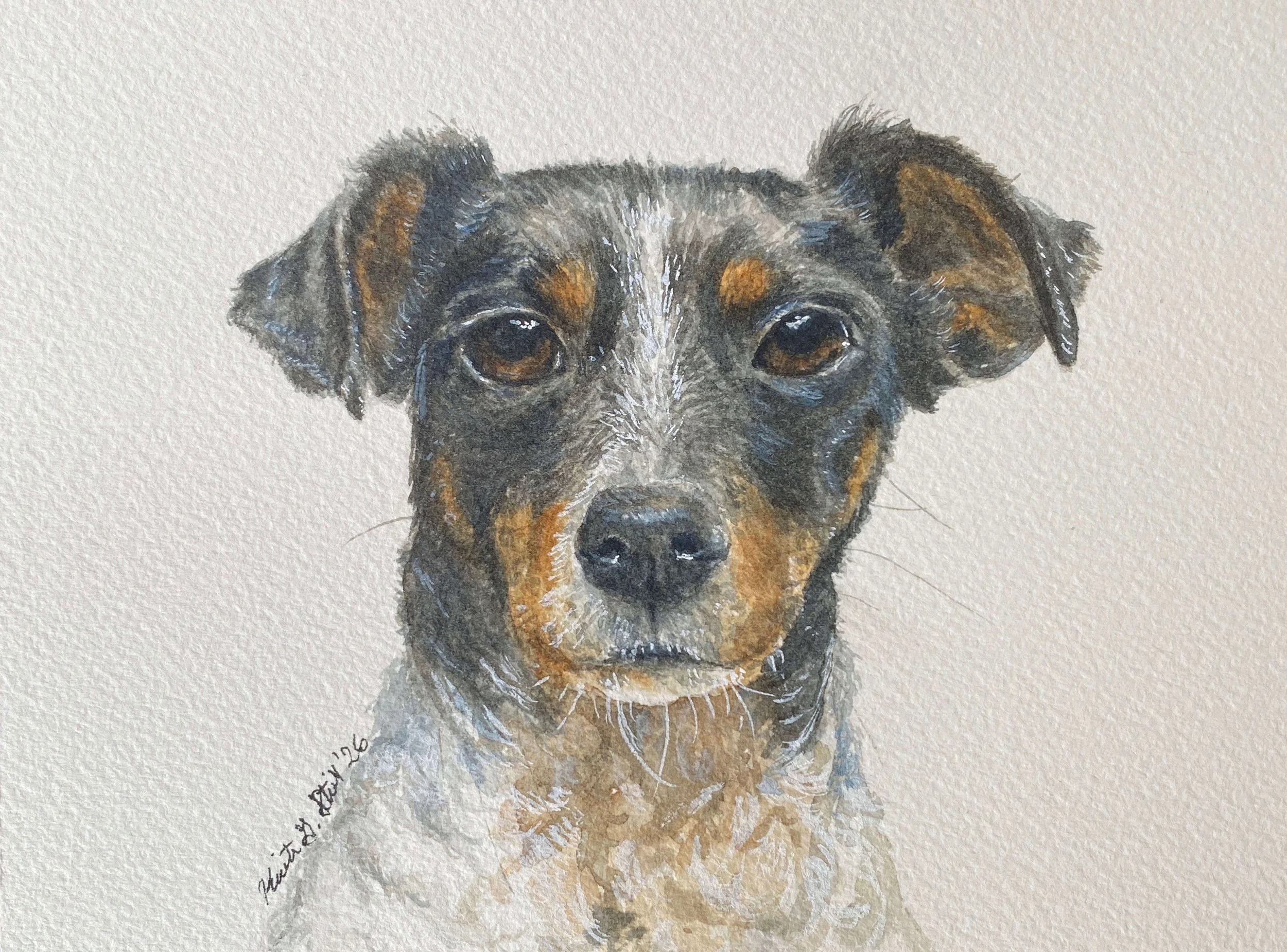 Pardon Me, Have You Seen My Cookie? — 5 × 7 in • $115
