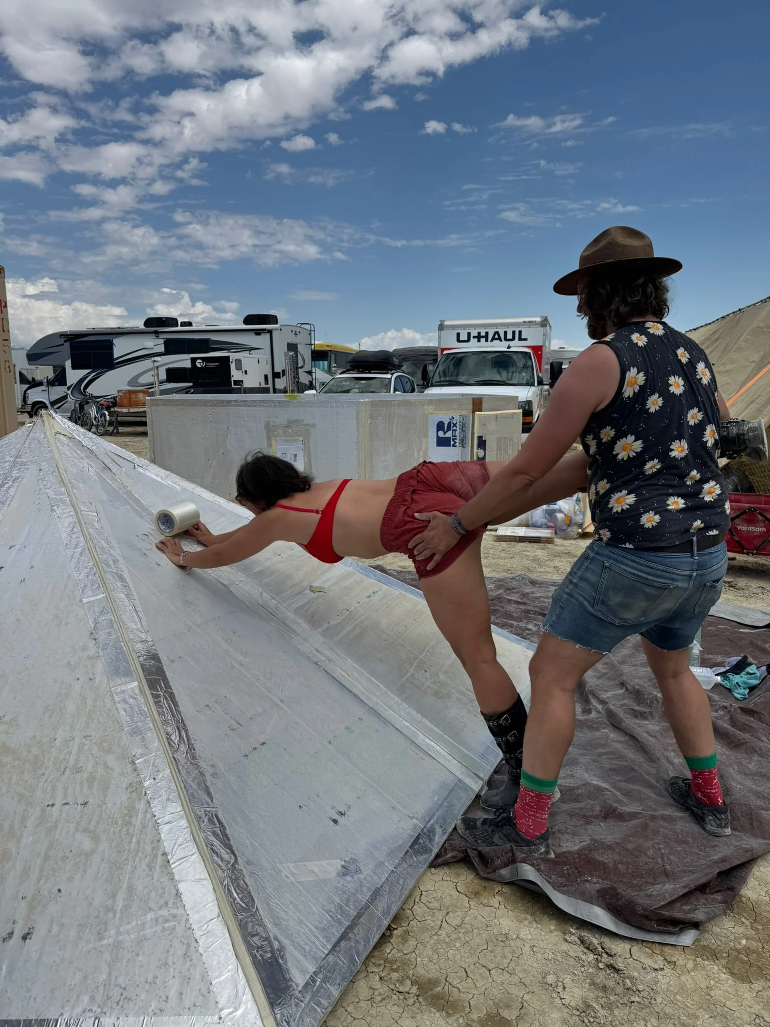 Burning Man Construction