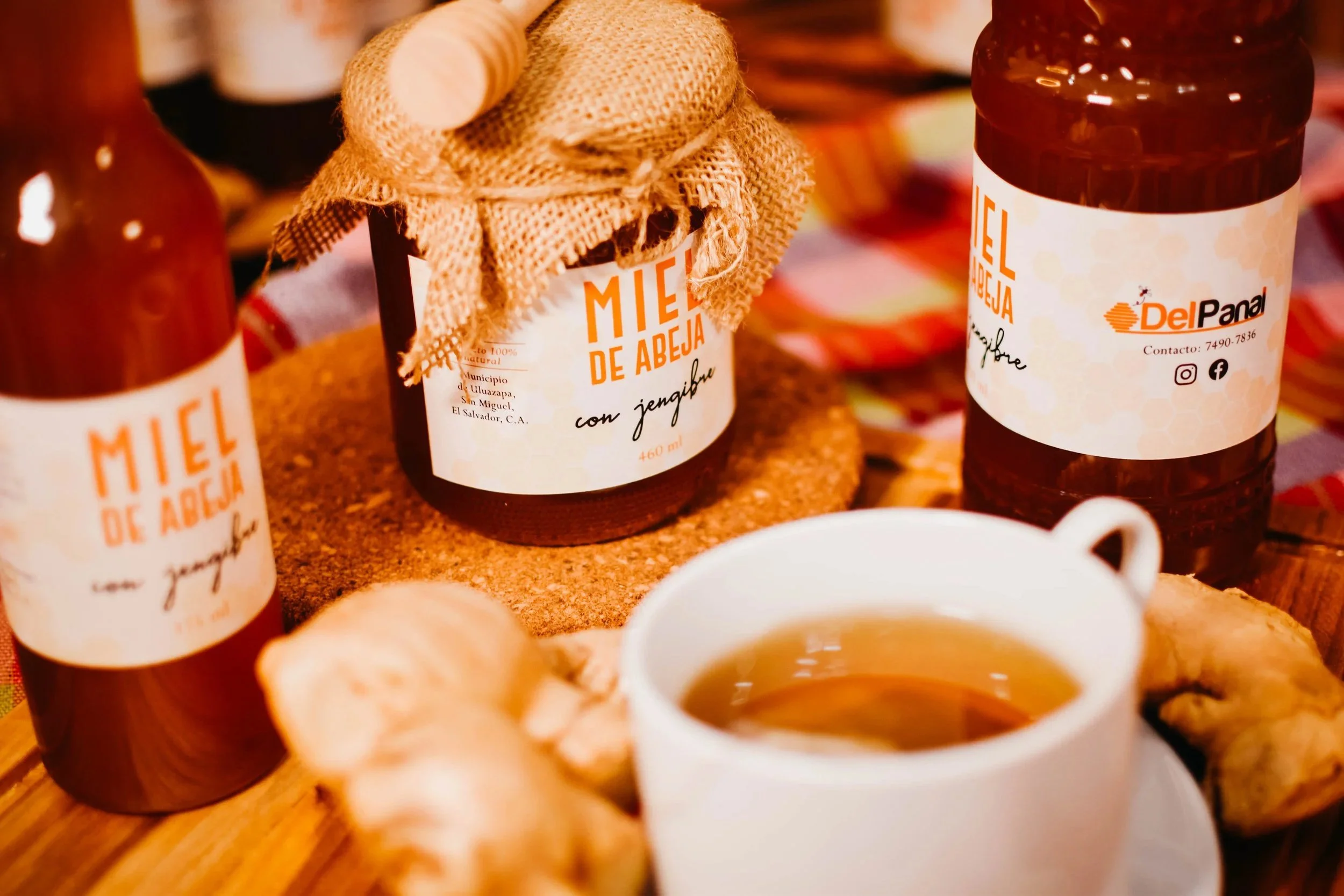Miel de Abeja con Jengibre