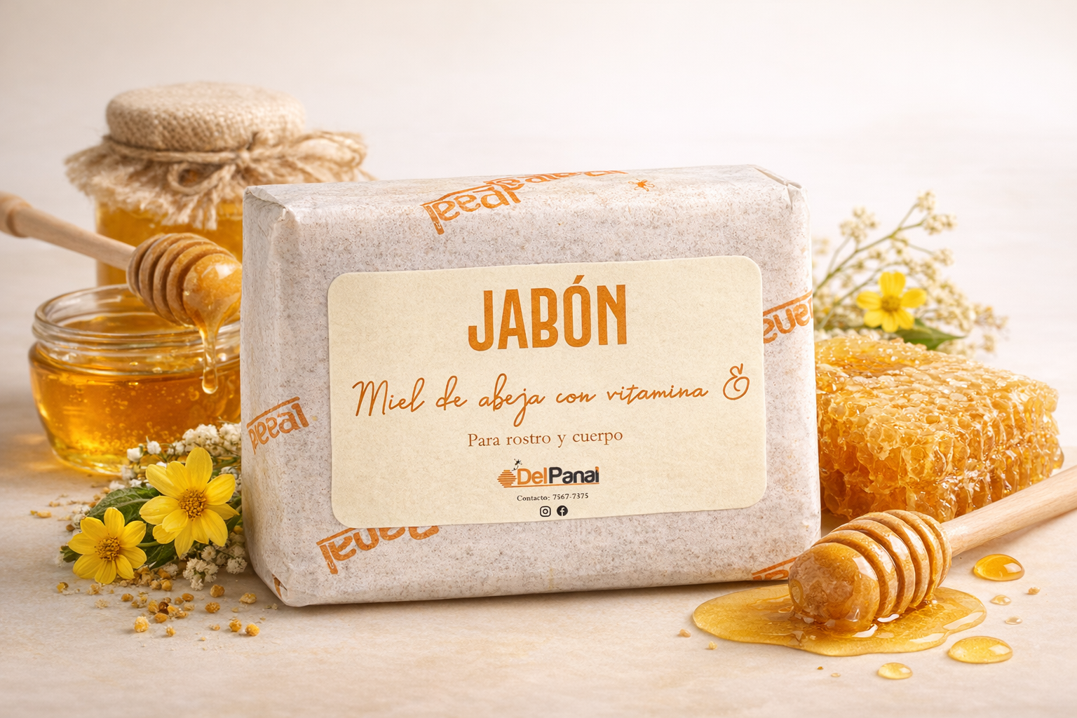 Jabón de Miel con Vitamina E