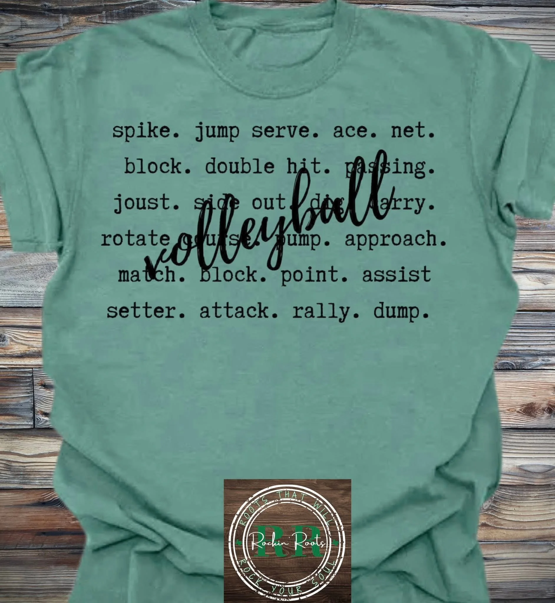 Volleyball Spotlight Tee