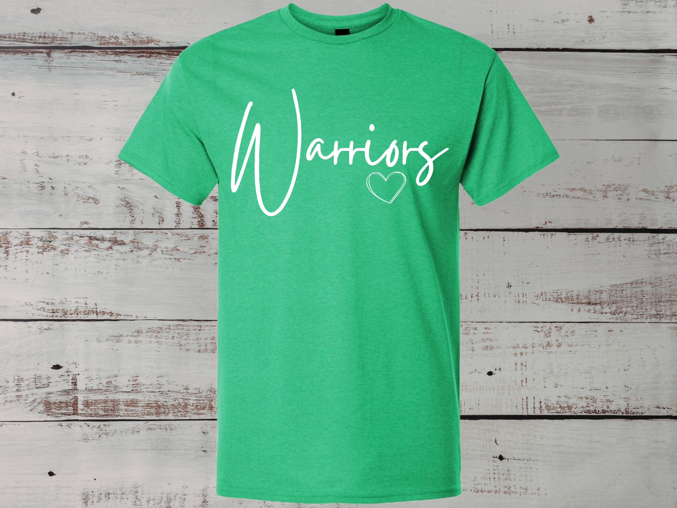 Warriors Heart Script Tee