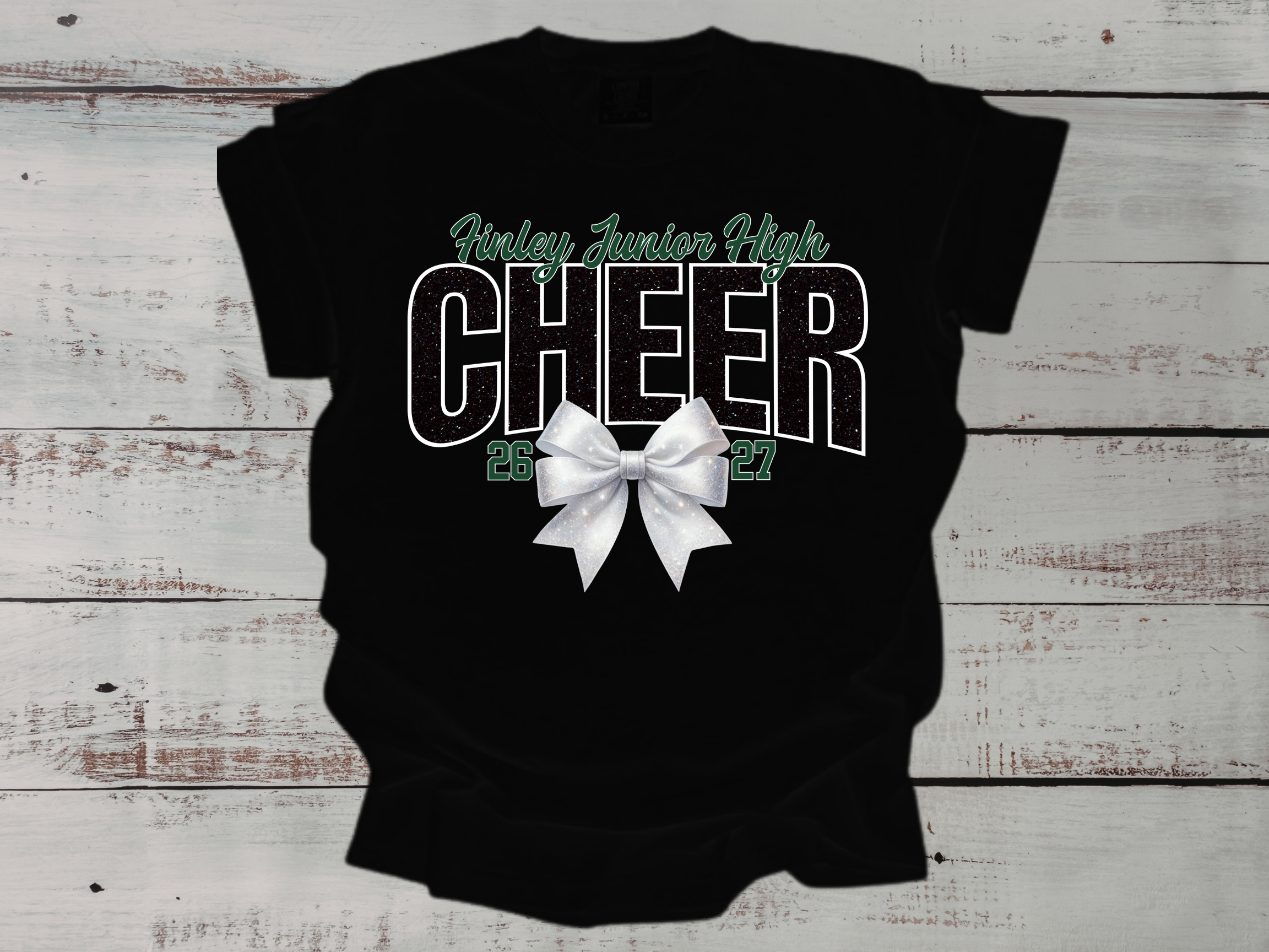 FJH Cheer Bow Team Tee