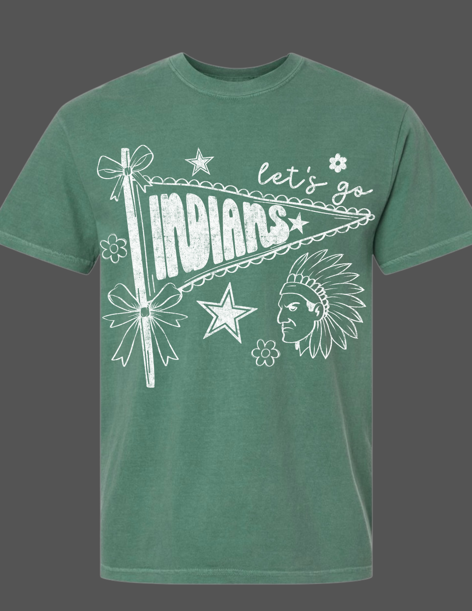 Let's Go Indians Tee