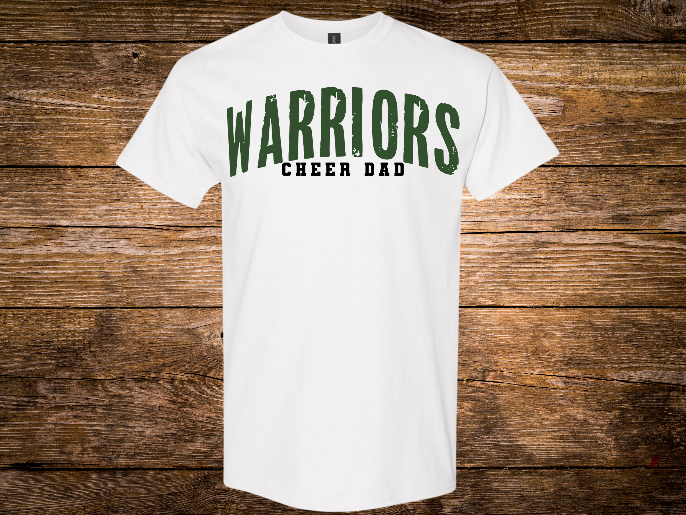 Vintage Warriors Cheer Dad Tee