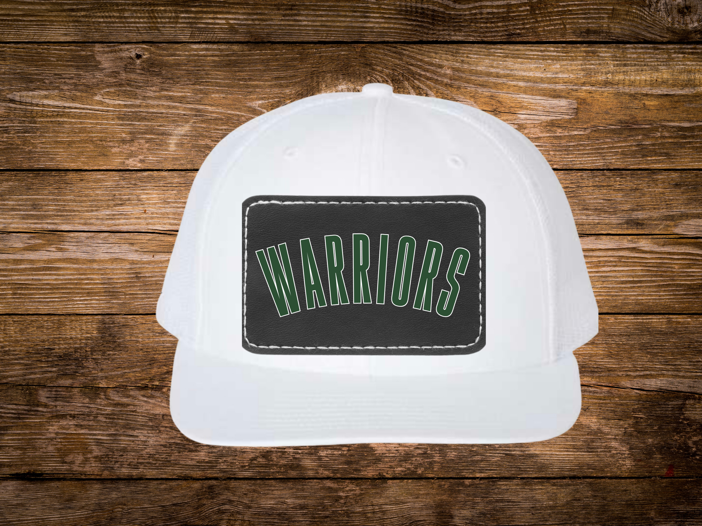 Warriors White Trucker Hat